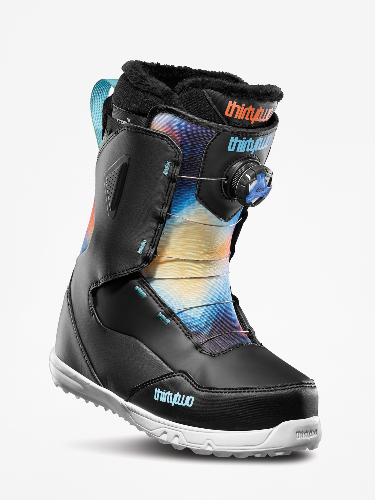 Womens ThirtyTwo Zephyr Boa Snowboard boots (black/blue/white)