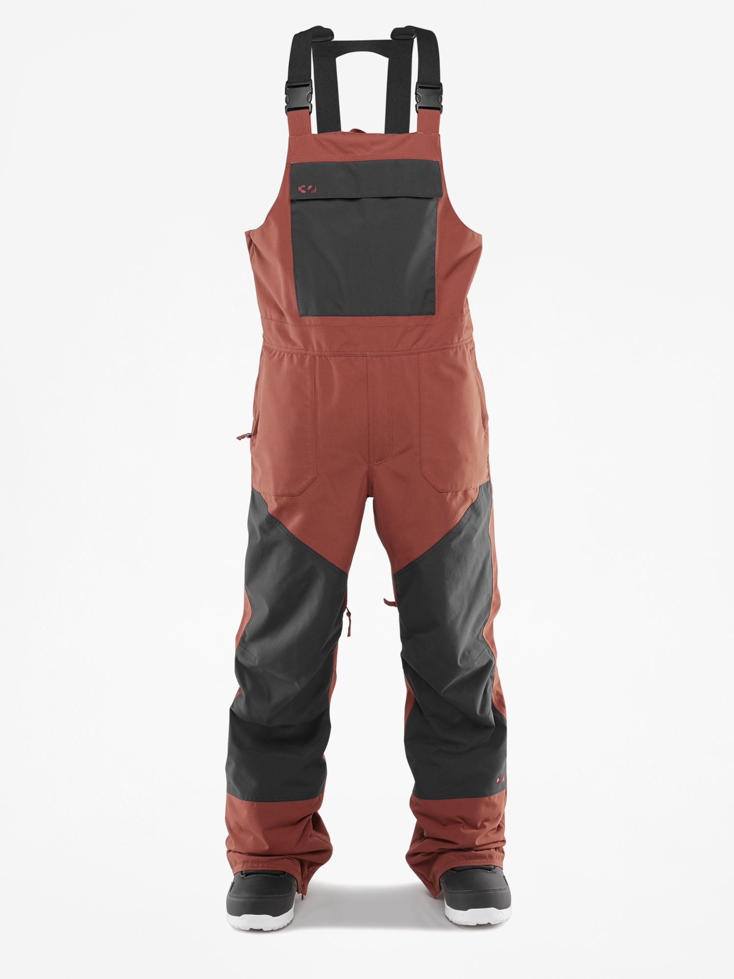 Herren ThirtyTwo Basement Bib Snowboard hose (brick)