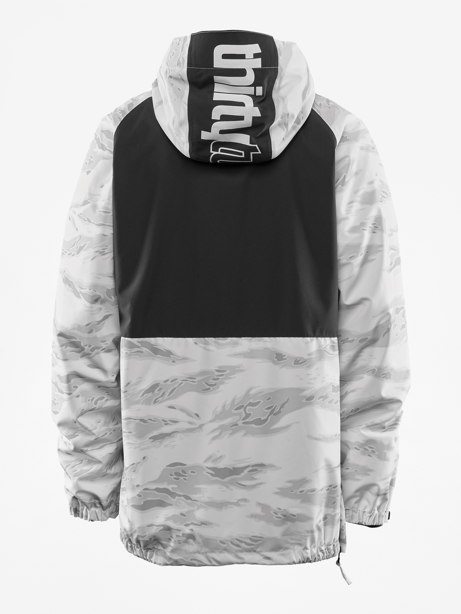 white camo snowboard jacket