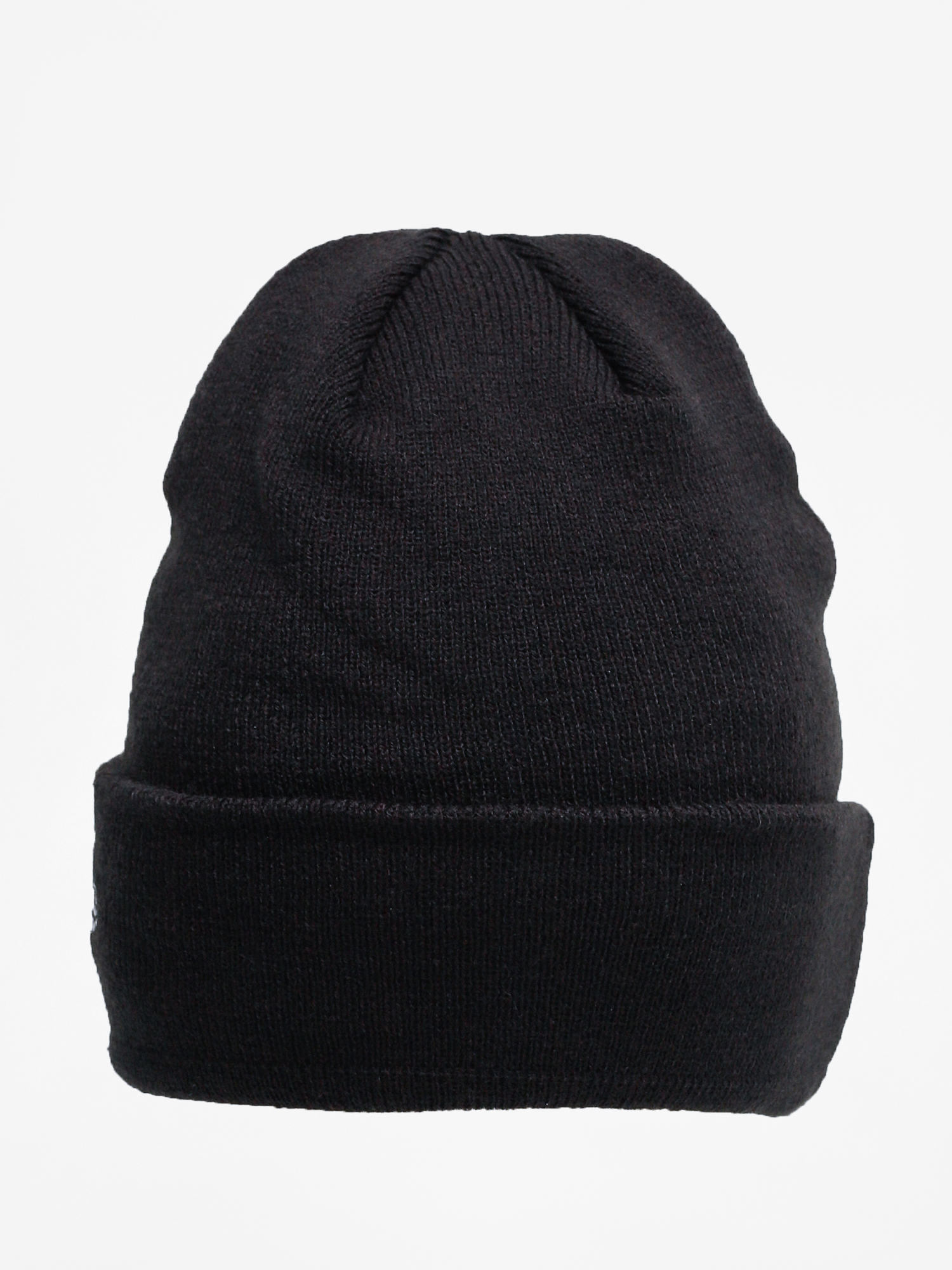 New Era Cuff Knit Beanie (black/white)