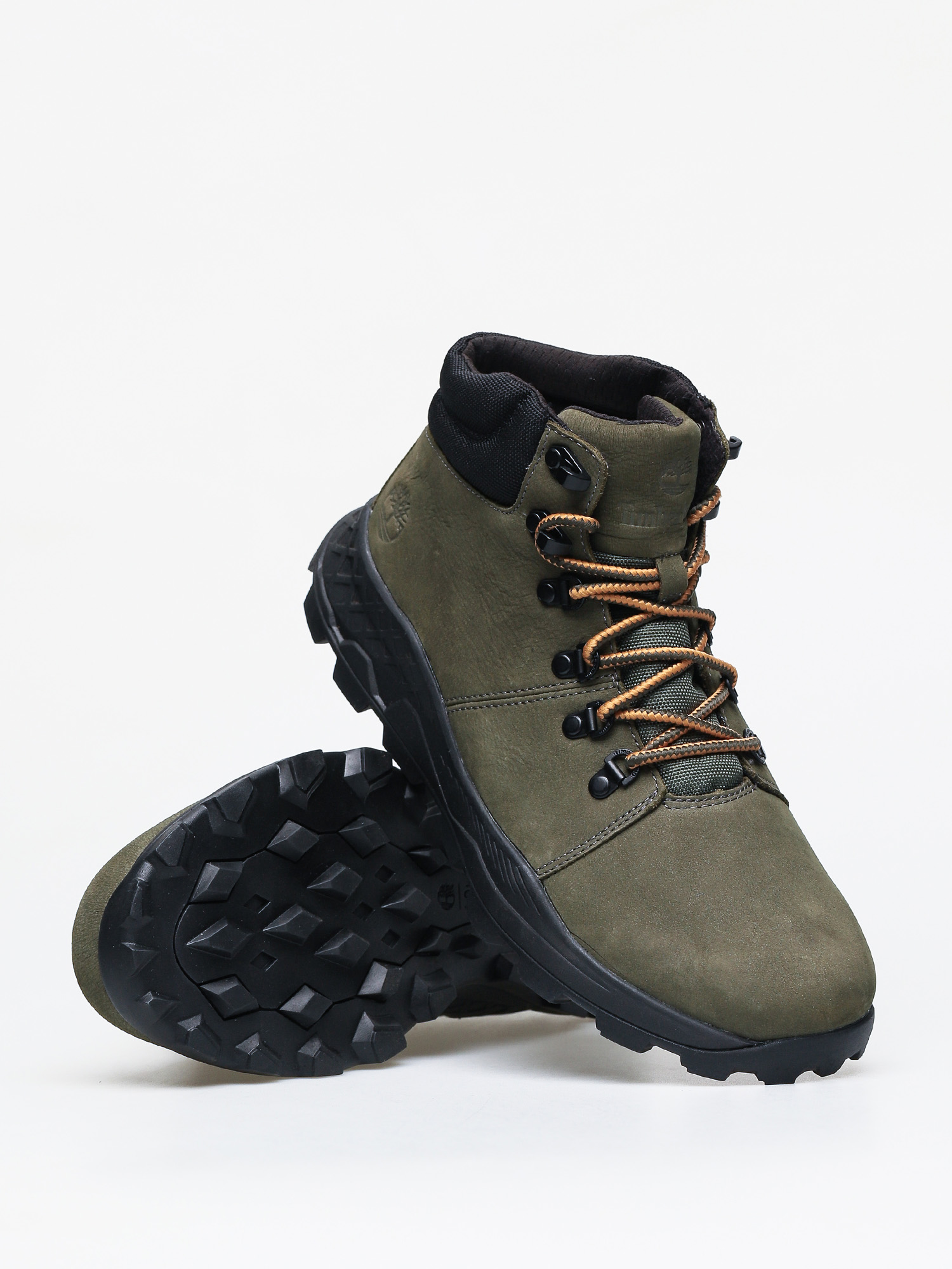 Timberland Brooklyn Hiker Shoes (dark green nubuck)