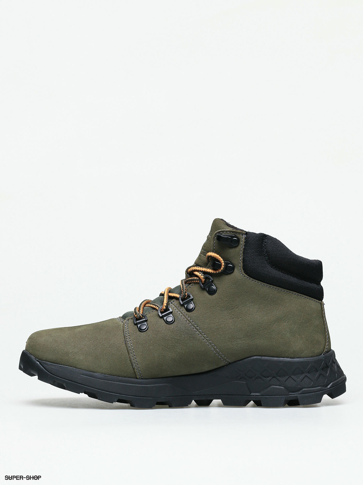 timberland dark green brooklyn city mid shoe