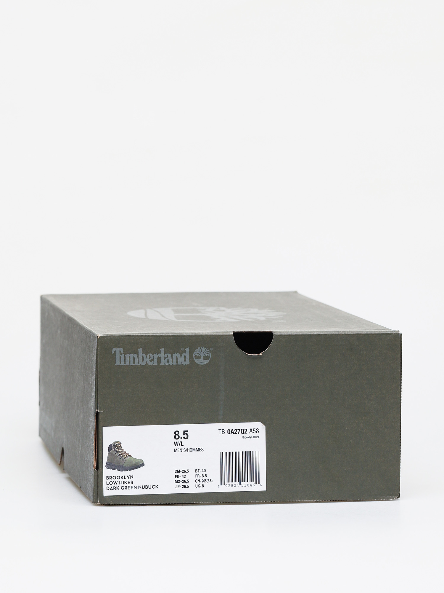 Timberland Brooklyn Hiker Shoes (dark green nubuck)