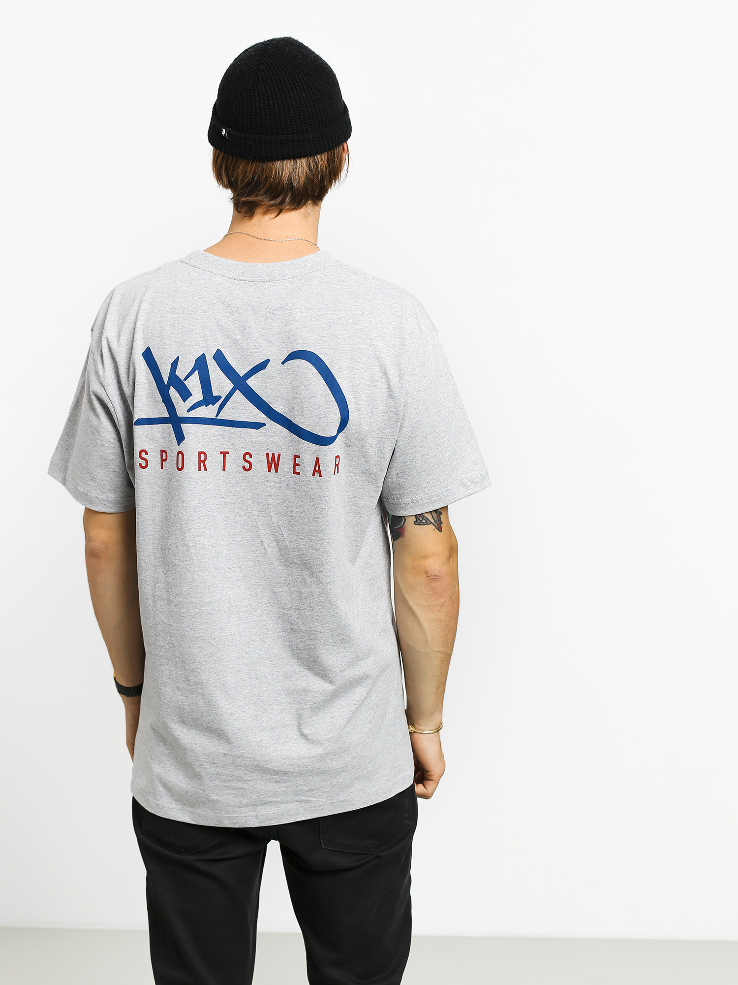 K1X player logo Tシャツ K1x Sportswear T-shirt - grey (light grey heather)