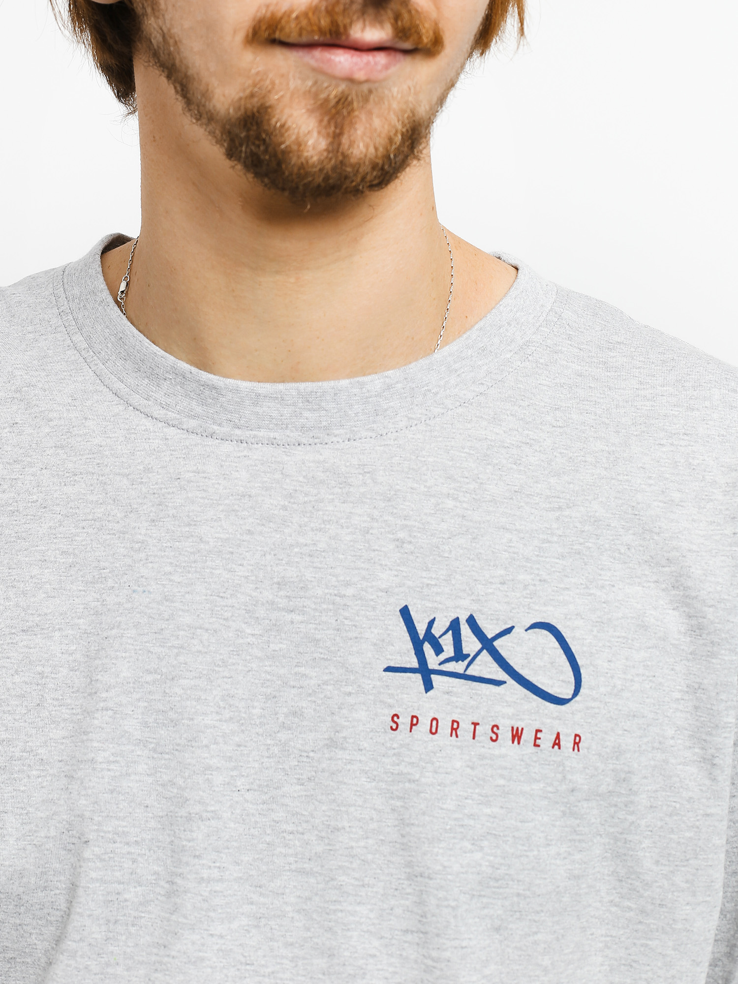 K1X player logo Tシャツ K1x Sportswear T-shirt - grey (light grey heather)