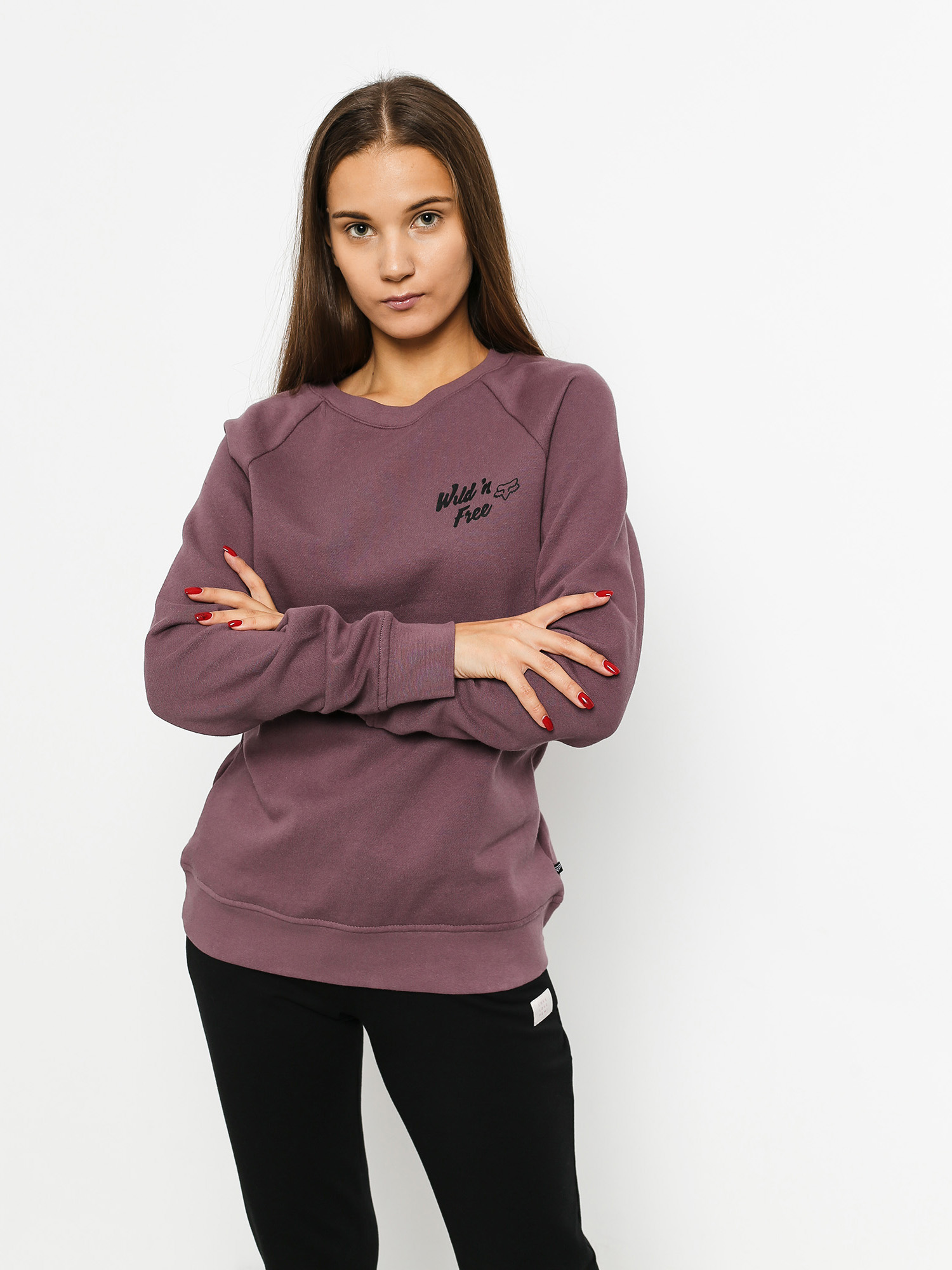 Fox Wild N Free Sweatshirt Wmn (pur)