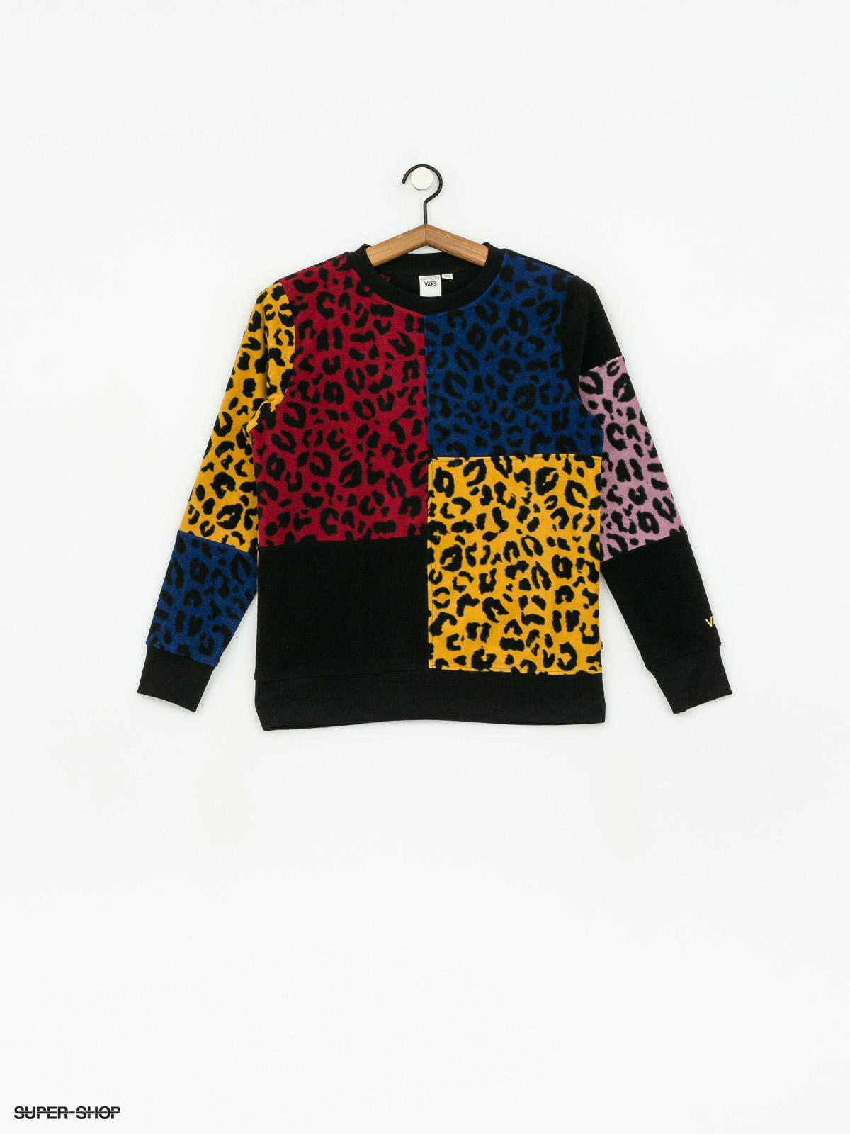 vans wyld leopard sweater