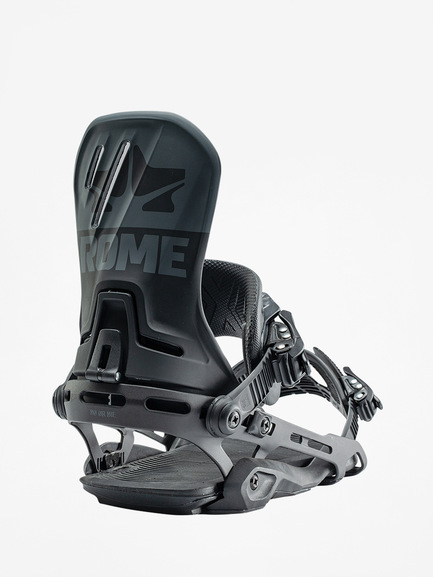 black snowboard bindings