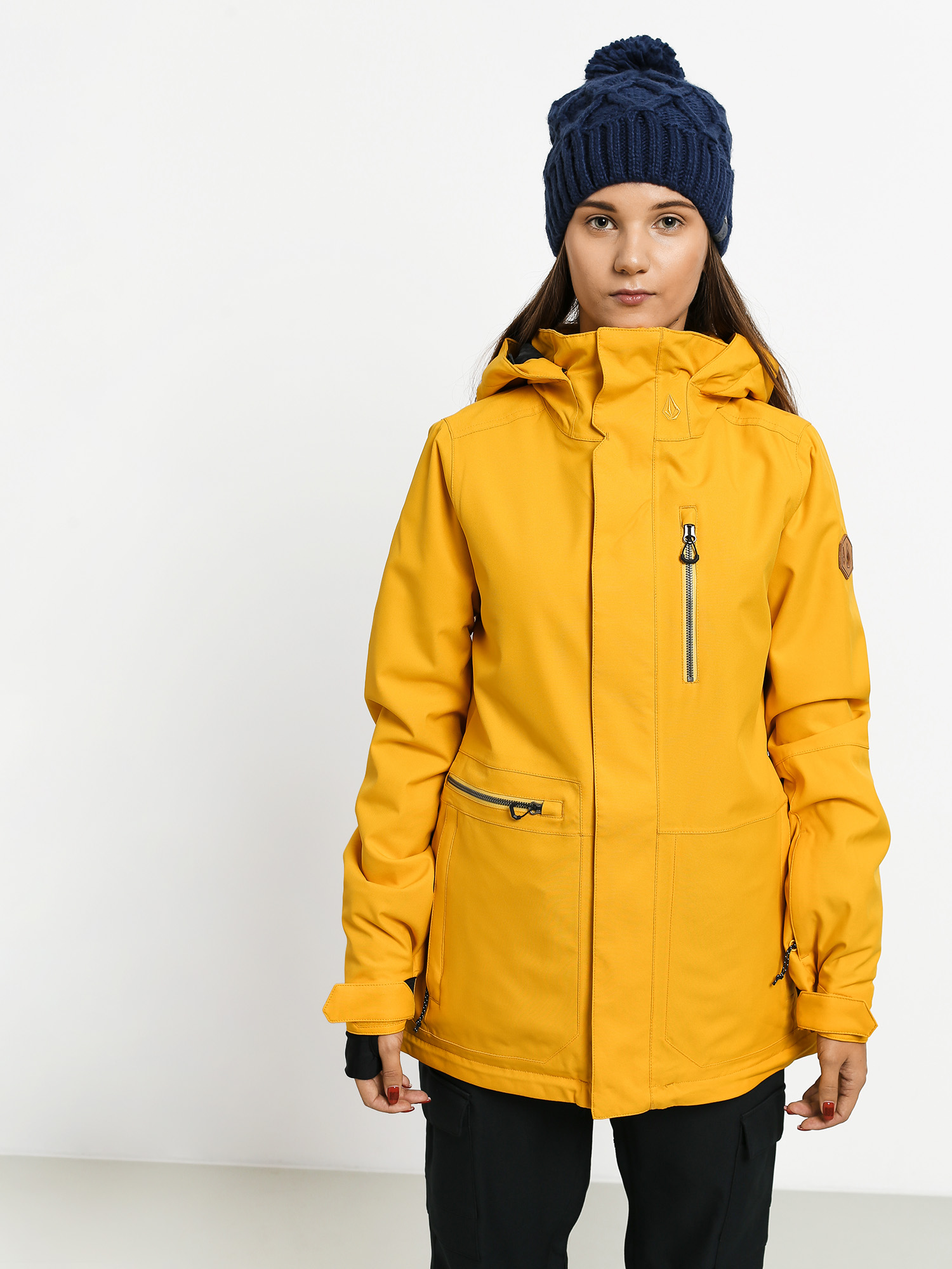 Womens Volcom Shelter 3D Strch Snowboard jacket (yel)