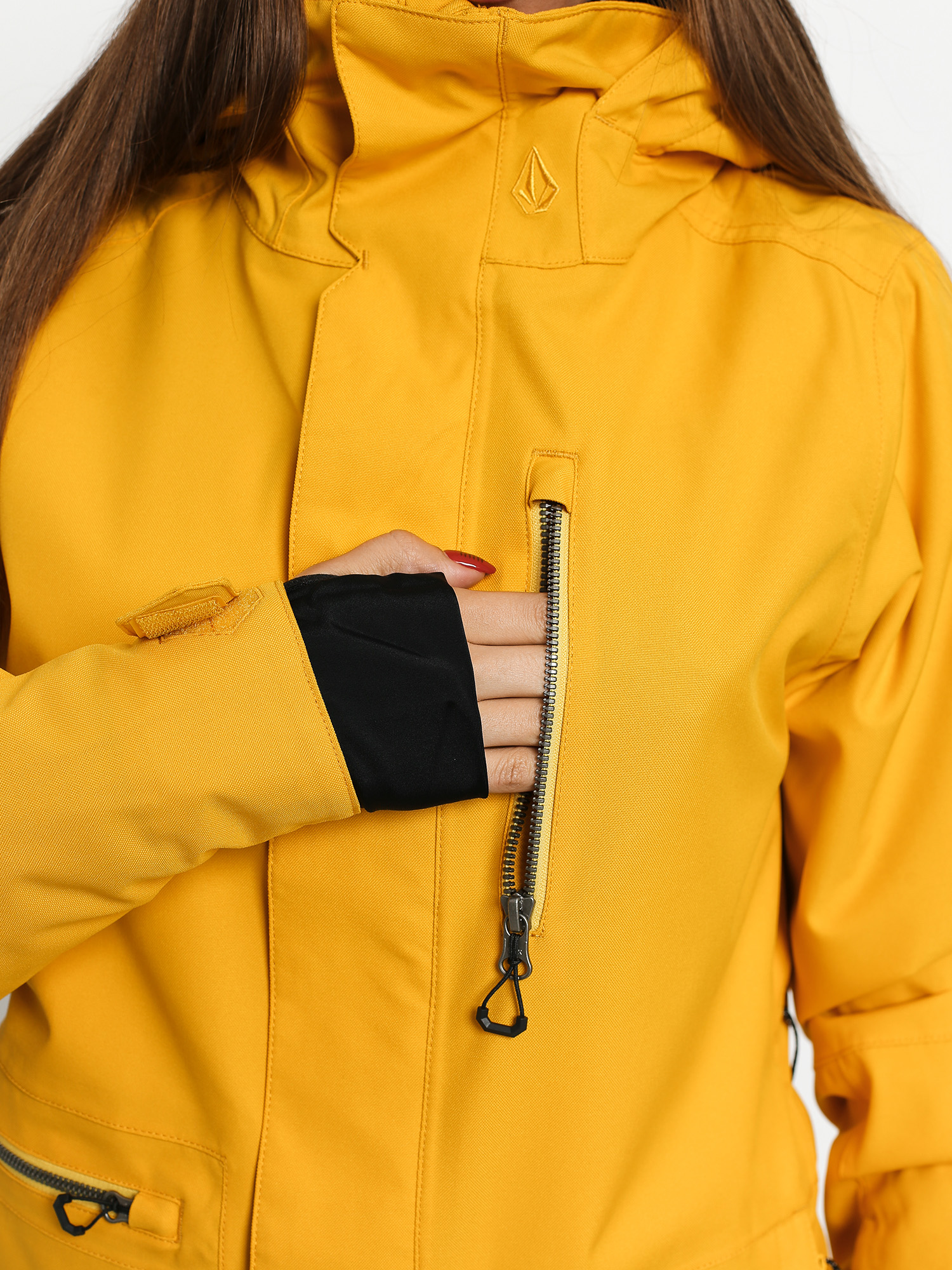 Womens Volcom Shelter 3D Strch Snowboard jacket (yel)