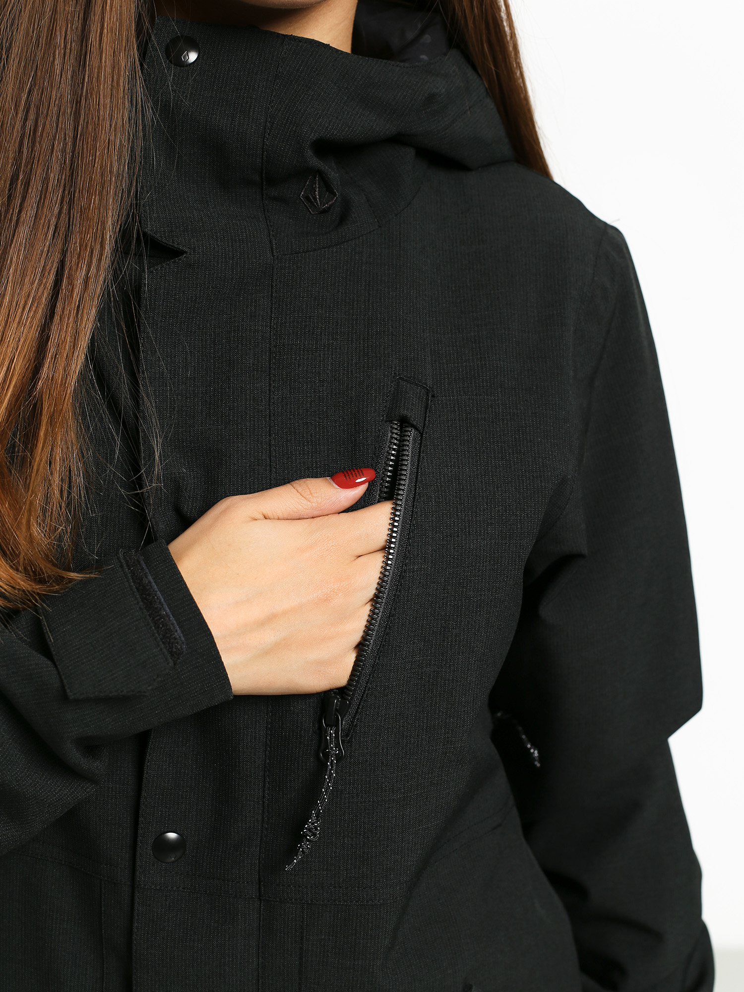 Womens Volcom Ashlar Ins Snowboard jacket (blk)