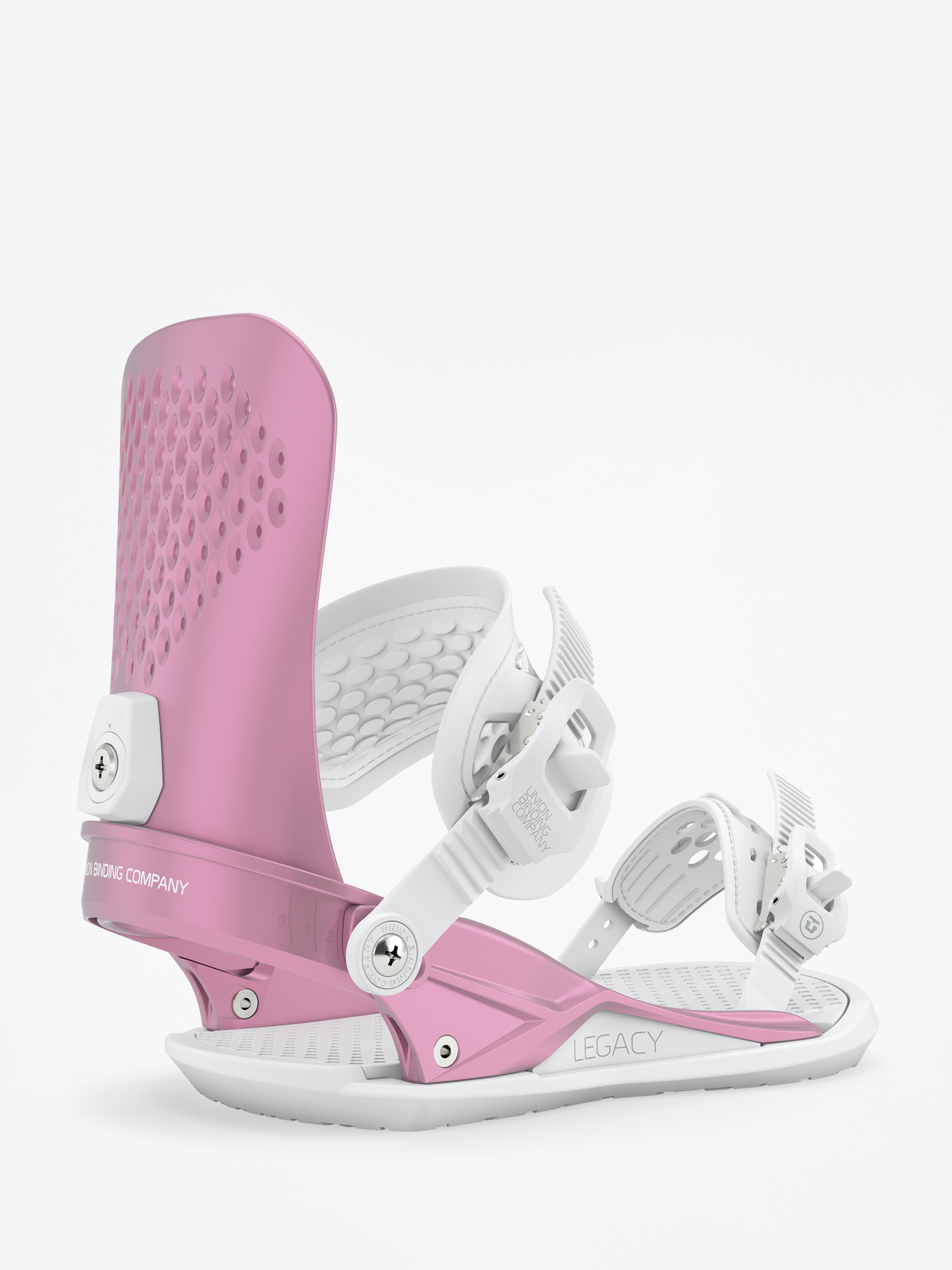 Womens Union Legacy Snowboard bindings (metallic pink)