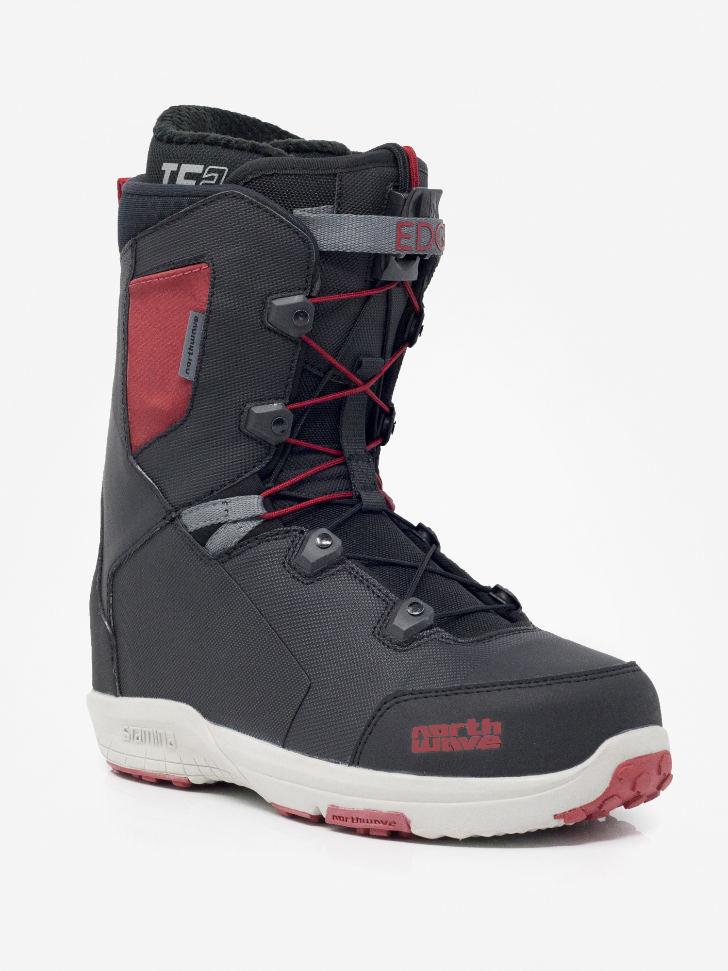 Northwave Edge Sl Snowboard boots - black (black/red) display picture 2