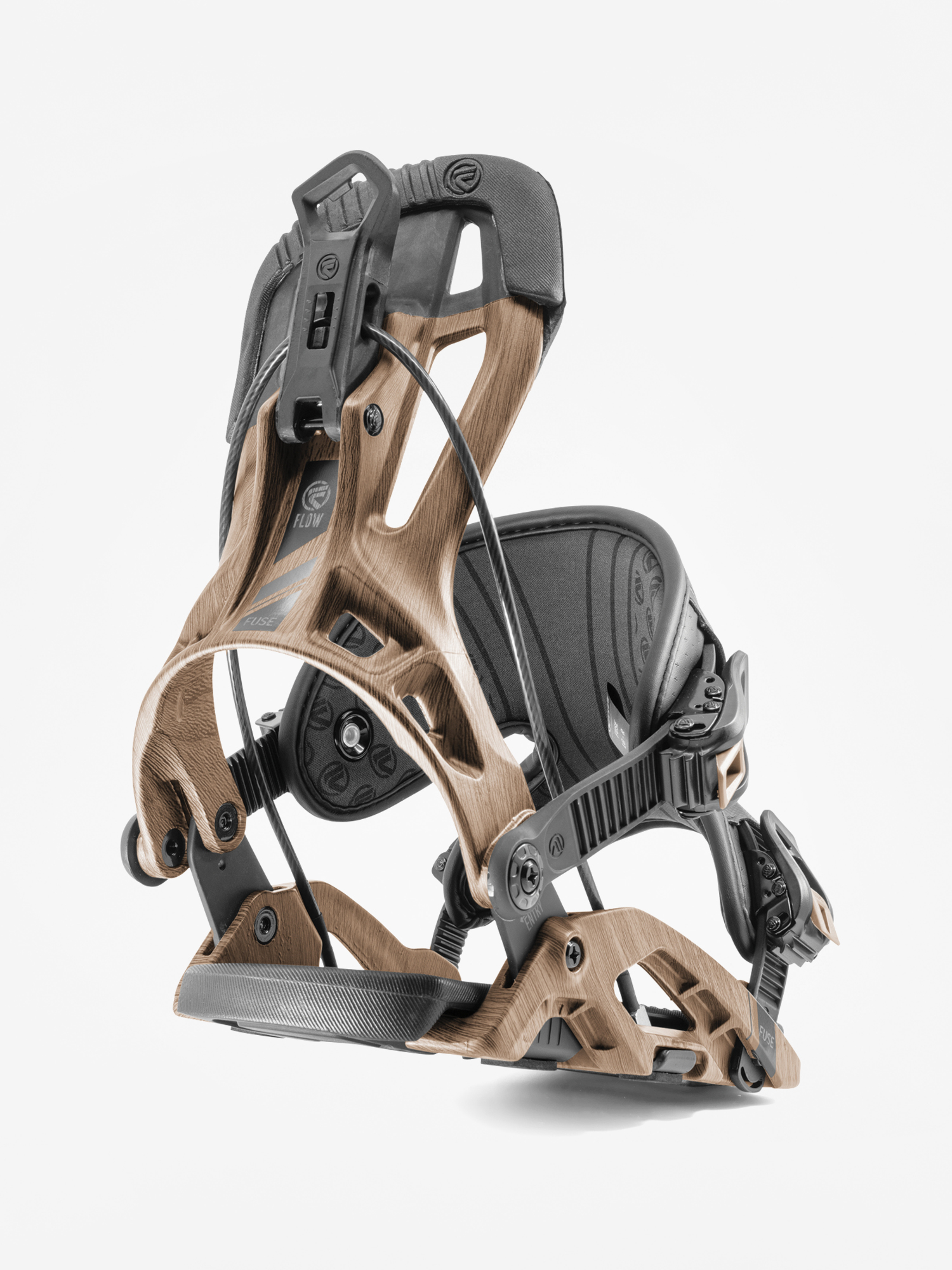Herren Flow Fuse Snowboard bindung (brown)