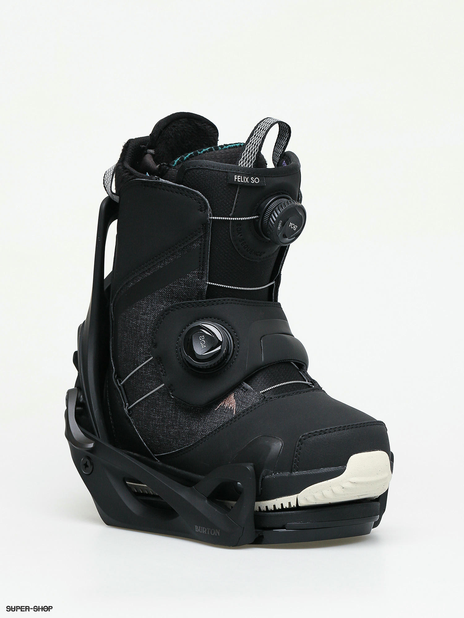 Burton Felix Step On Bindings Included Snowboard boots Wmn (black/black/shift)