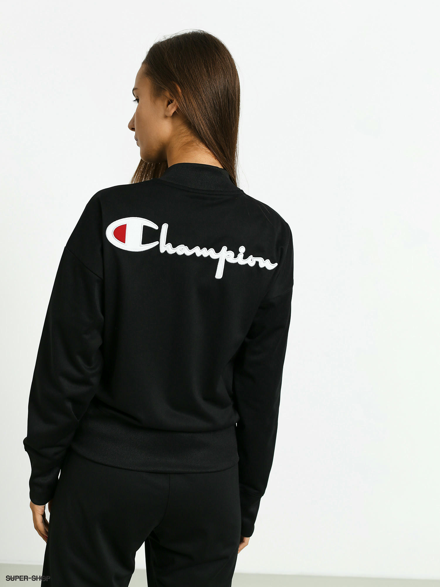 champion full zip long sleeve sweatshirt