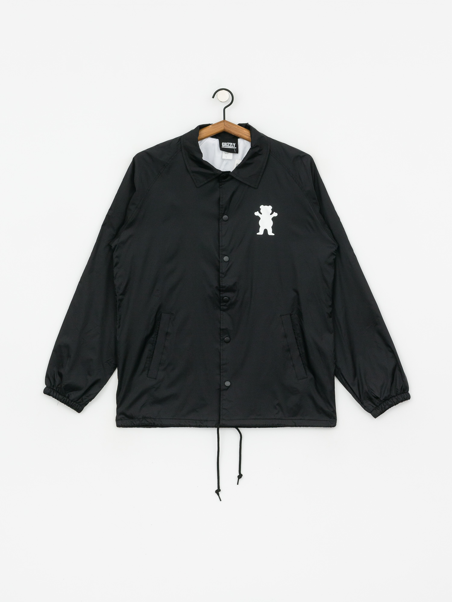 Grizzly Griptape Og Bear Coaches Jacket (black/white)