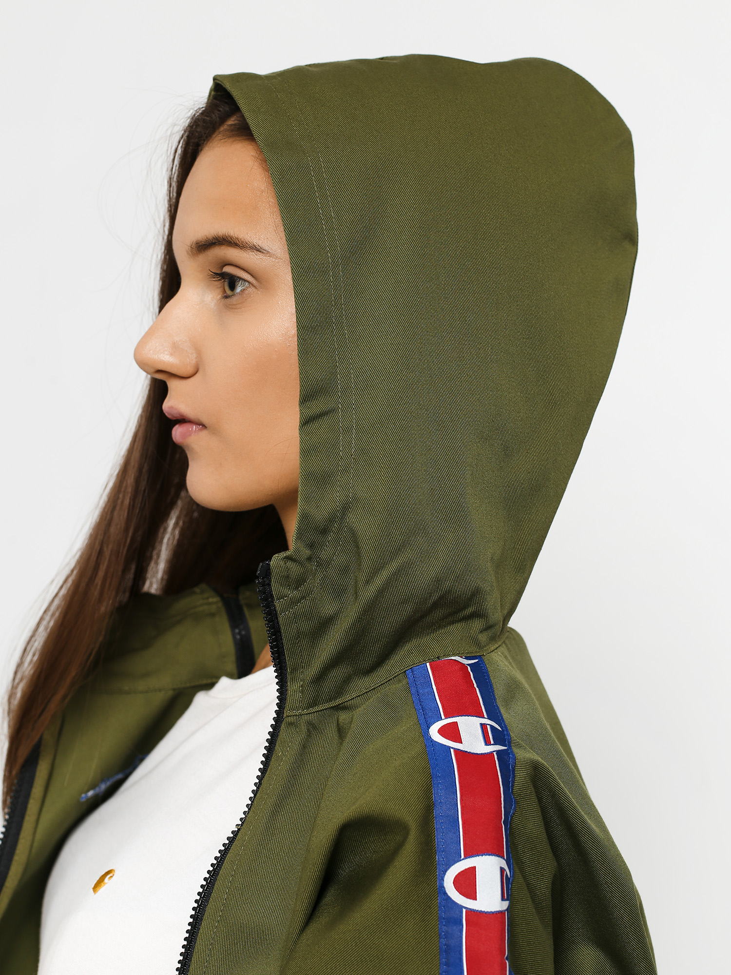 champion diagonal hoodie