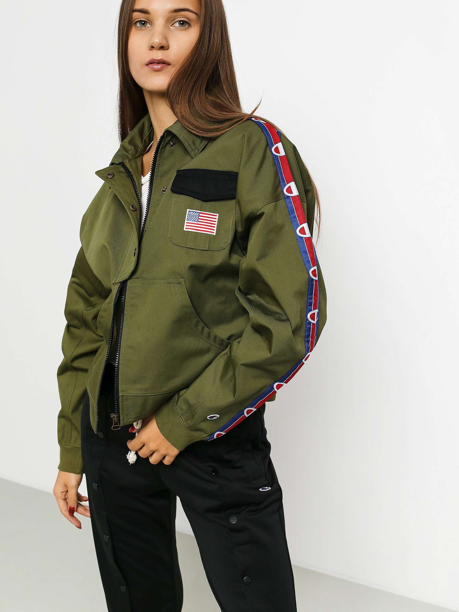 Champion Diagonal Jacket Wmn (cpo)