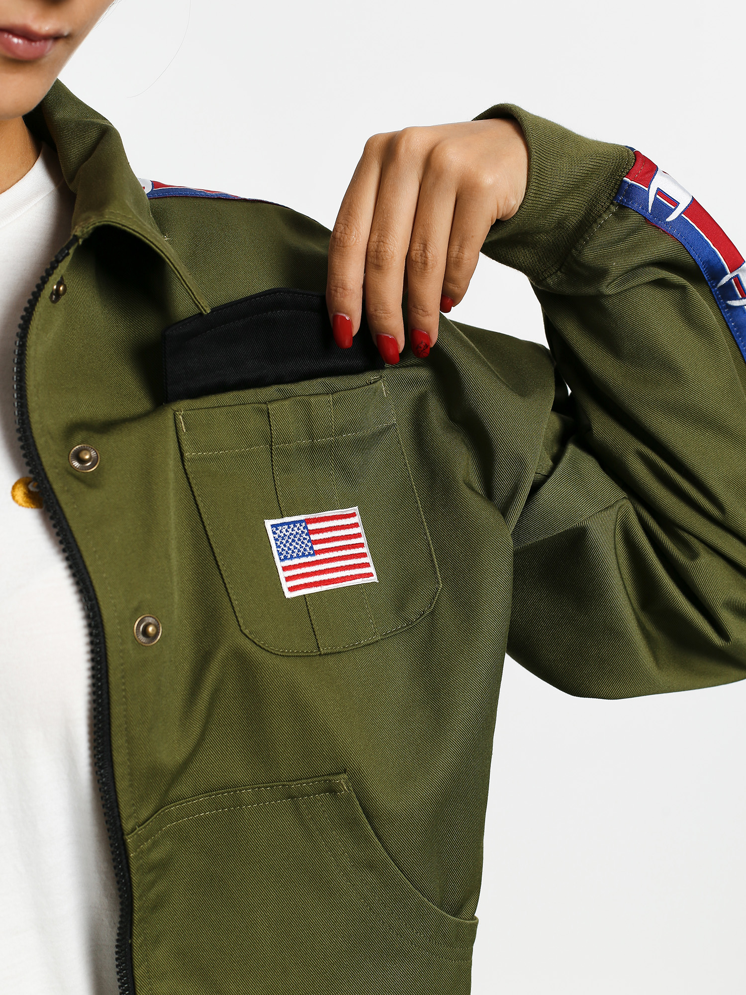 Champion Diagonal Jacket Wmn (cpo)