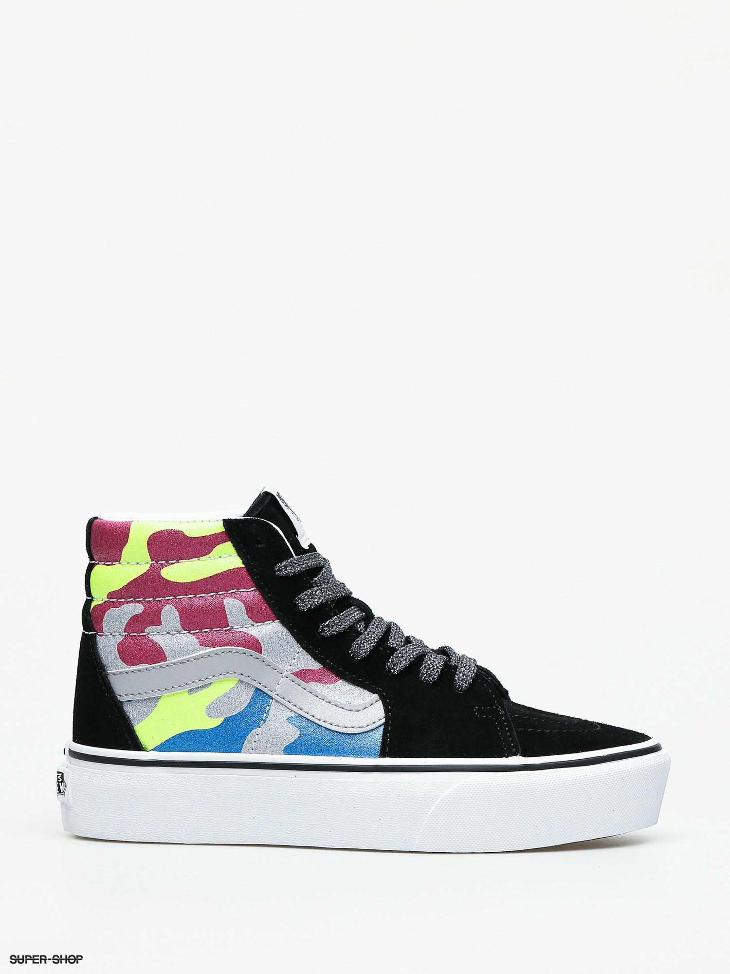 Colorful store camo vans