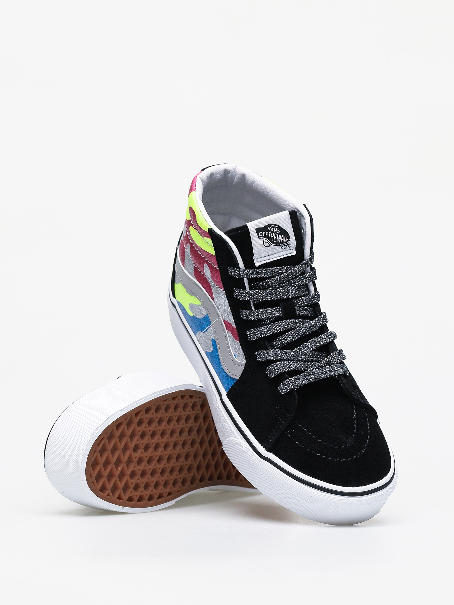 Vans After Dark SK8-Hi Platform 2.0 Shoes (camo)