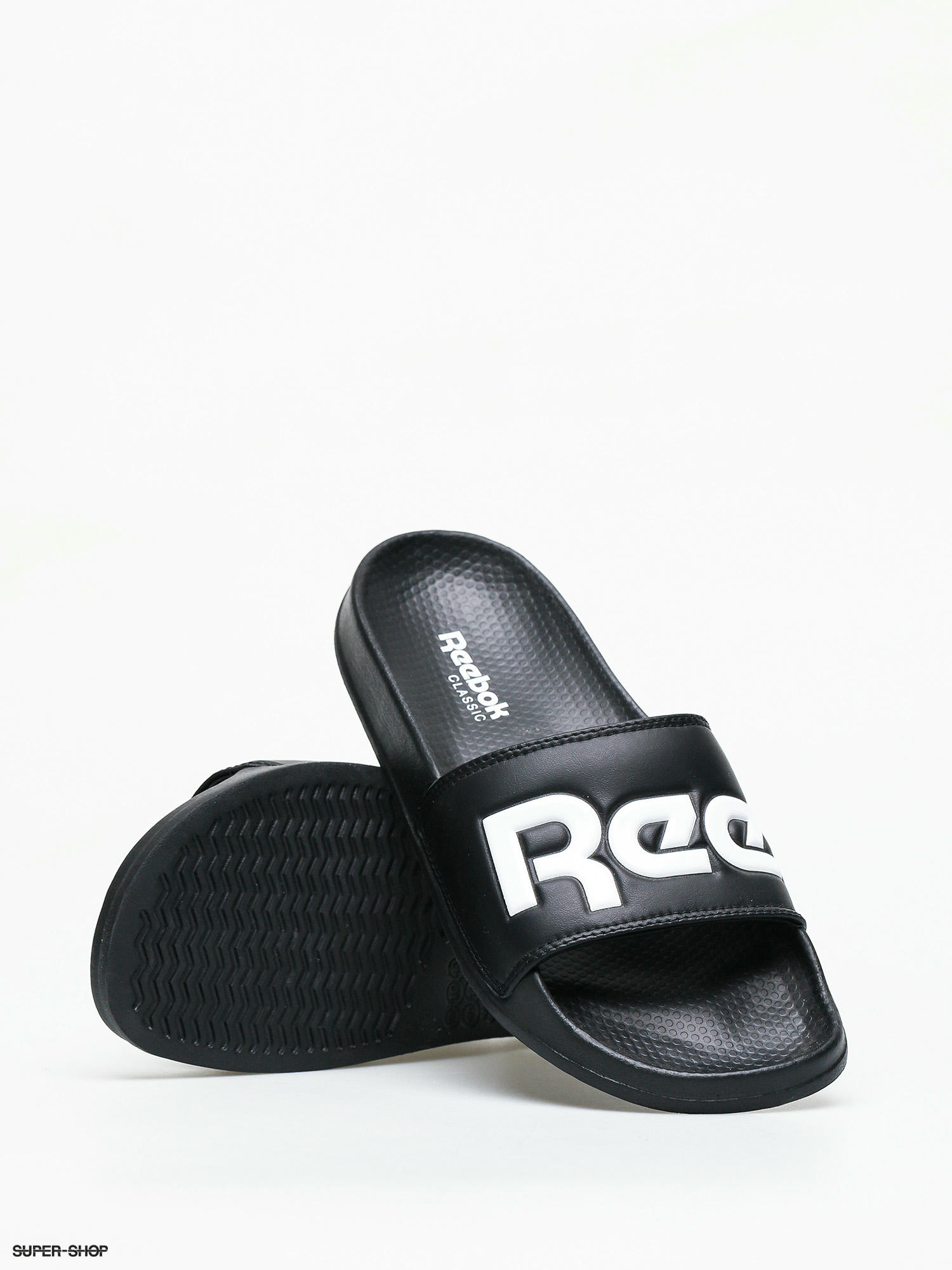 Reebok Classic Slide Black White Men Women Sports Sandal Slippers CN0735
