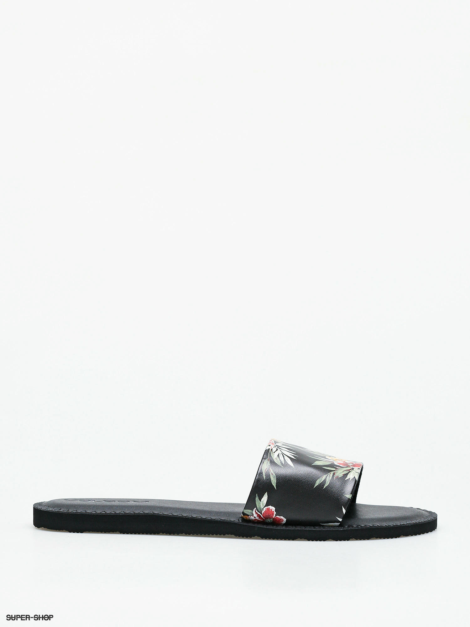 simple black flip flops