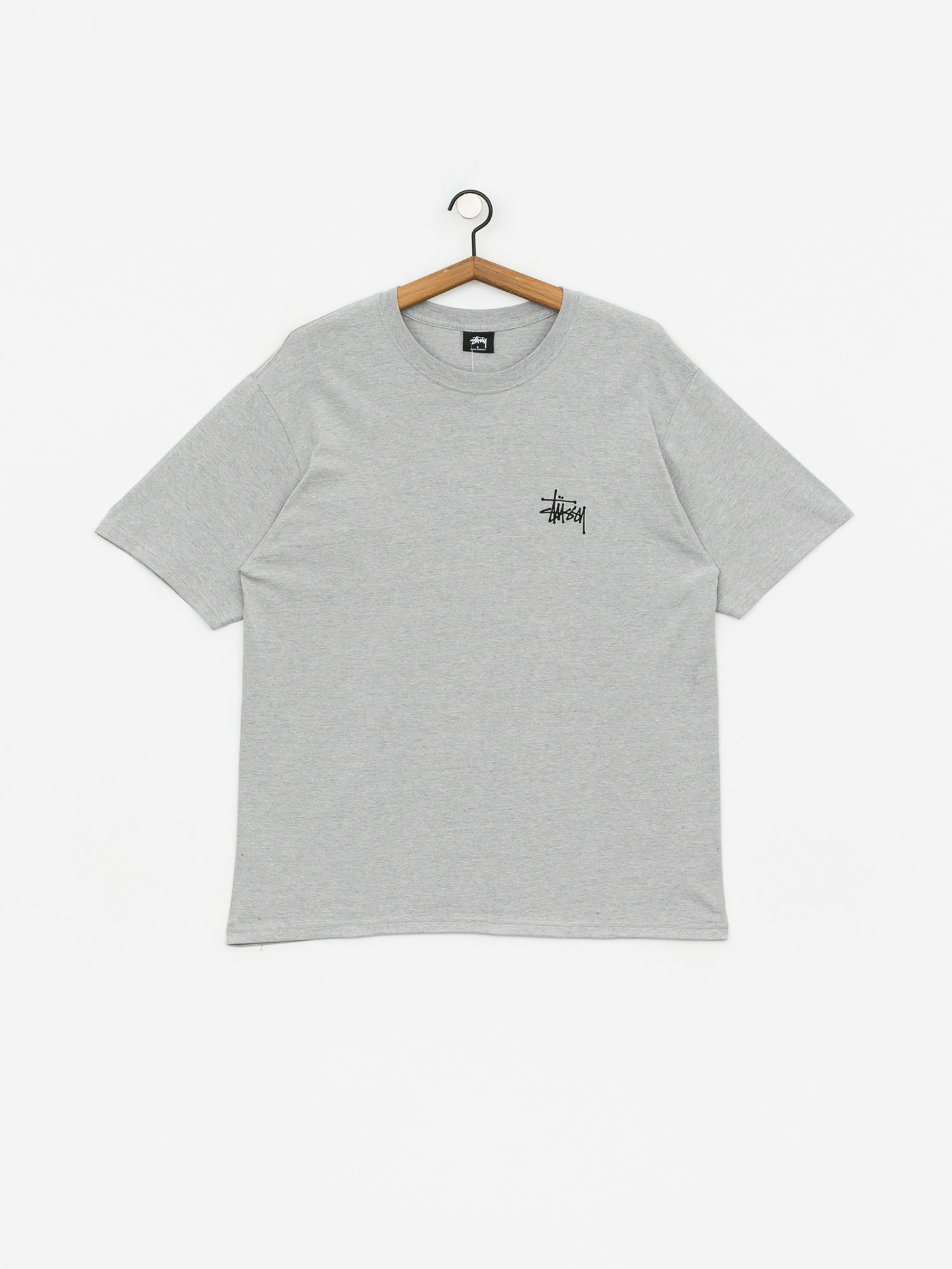 Stussy Basic T-shirt (grey heather)