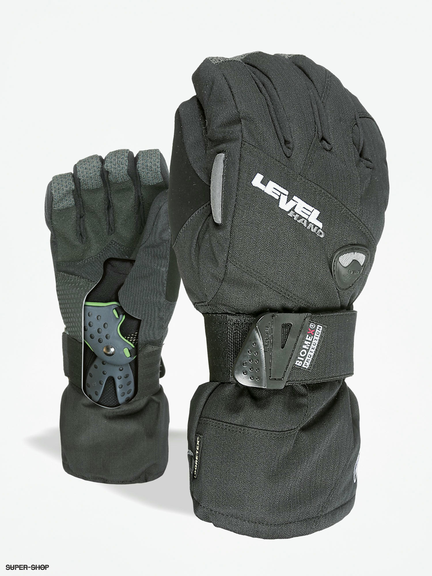 Black deals snowboard mittens