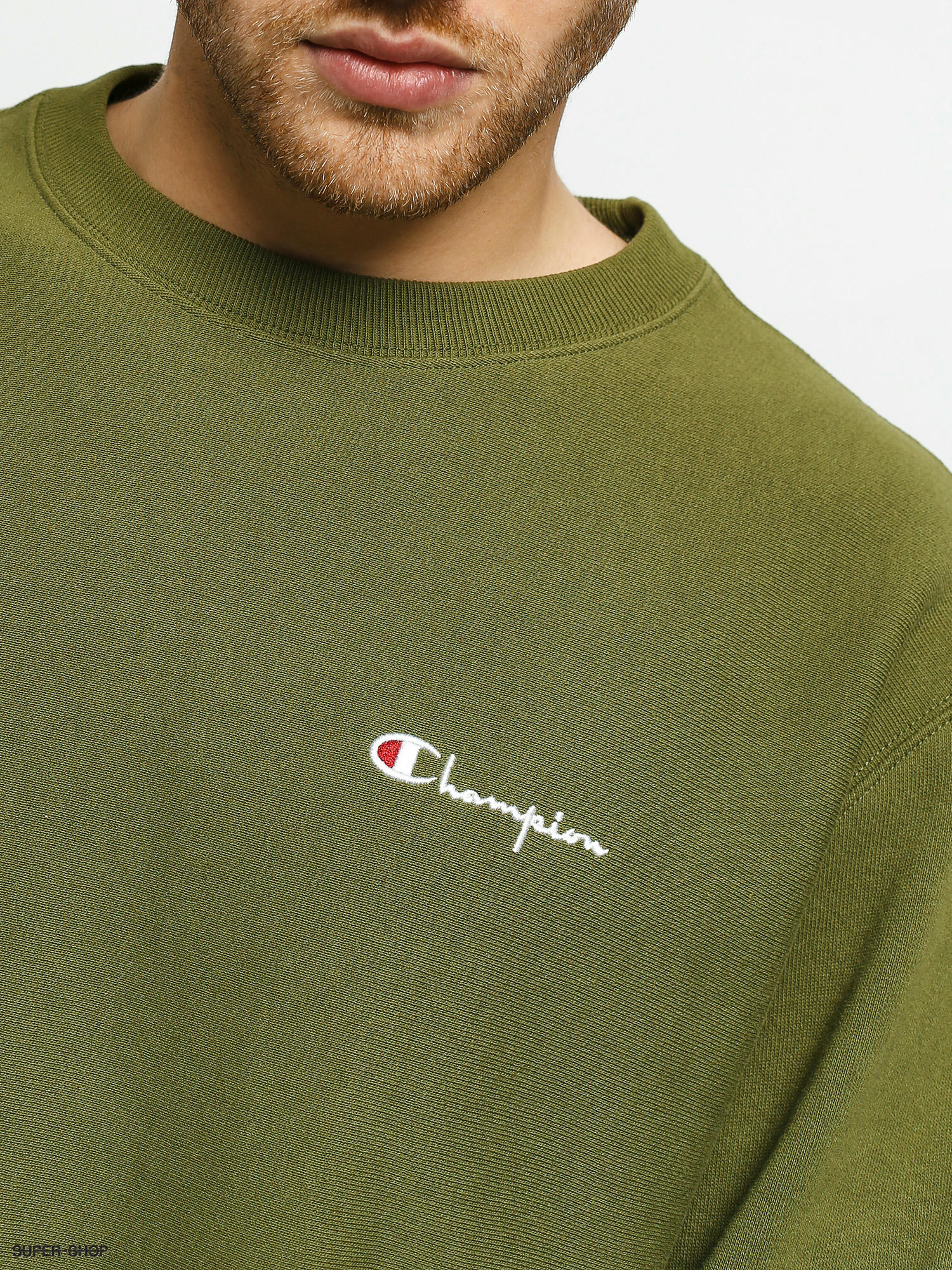 champion chest logo sweatshirt