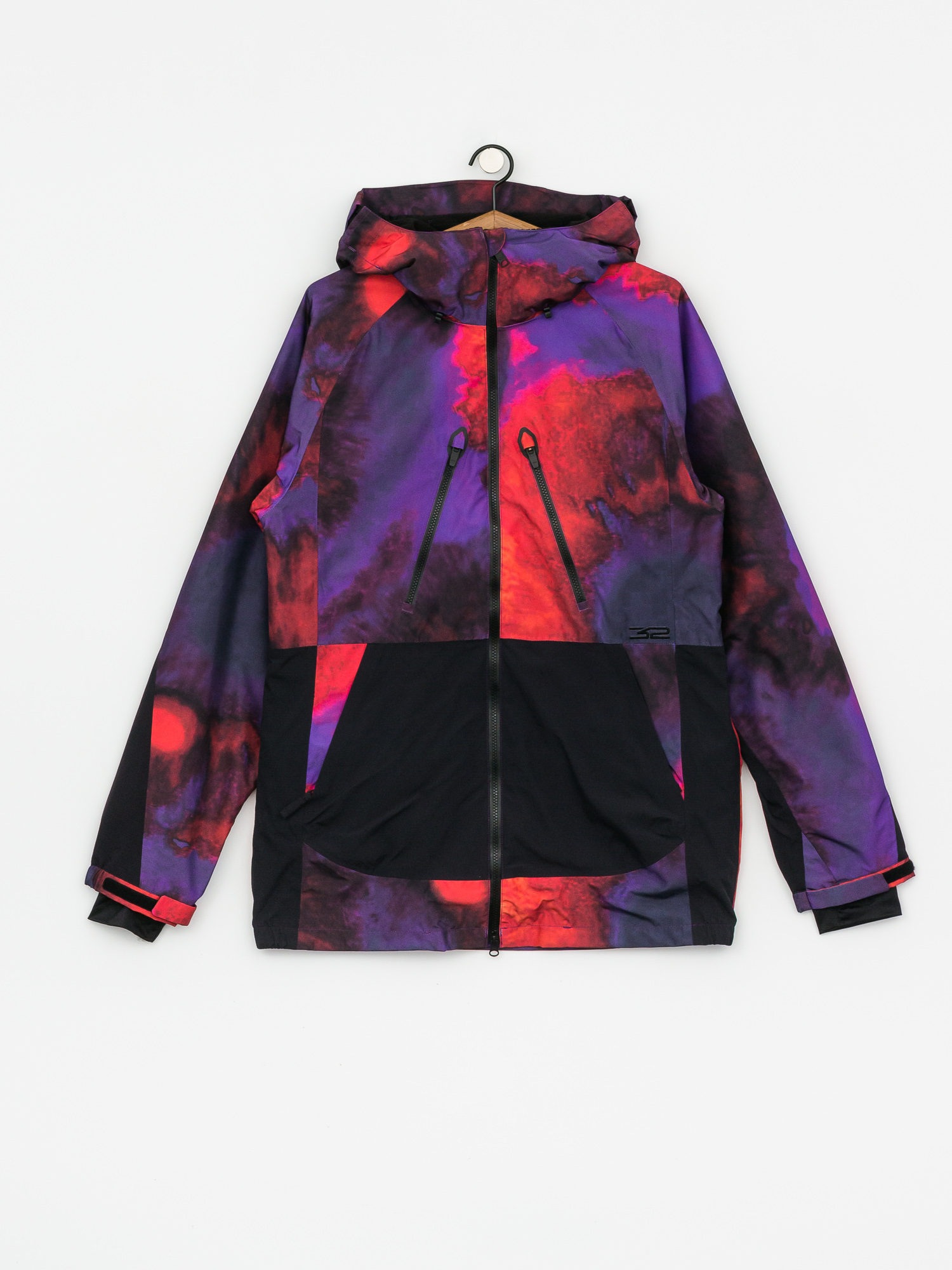 Mens ThirtyTwo Mullair Snowboard jacket (black/purple)