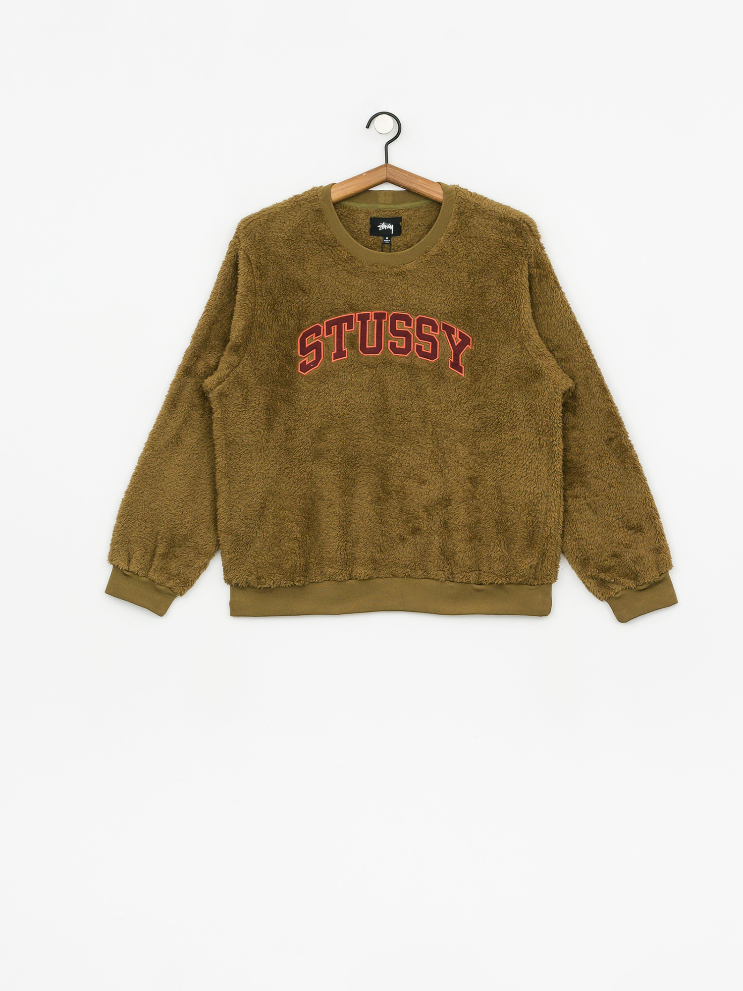 olive sherpa pullover