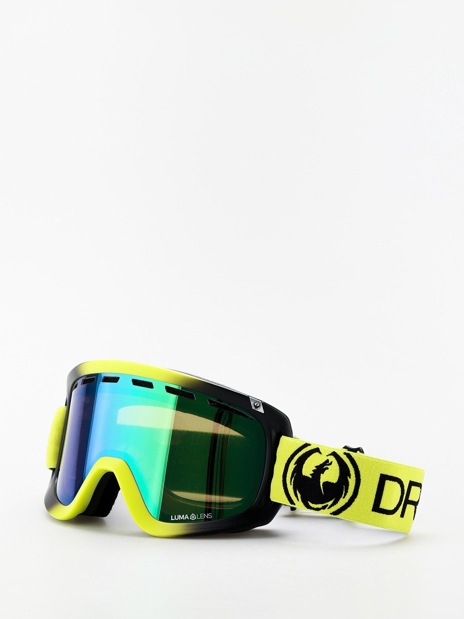 Dragon D1 OTG Goggles (lime/lumalens green ion/lumalens amber)