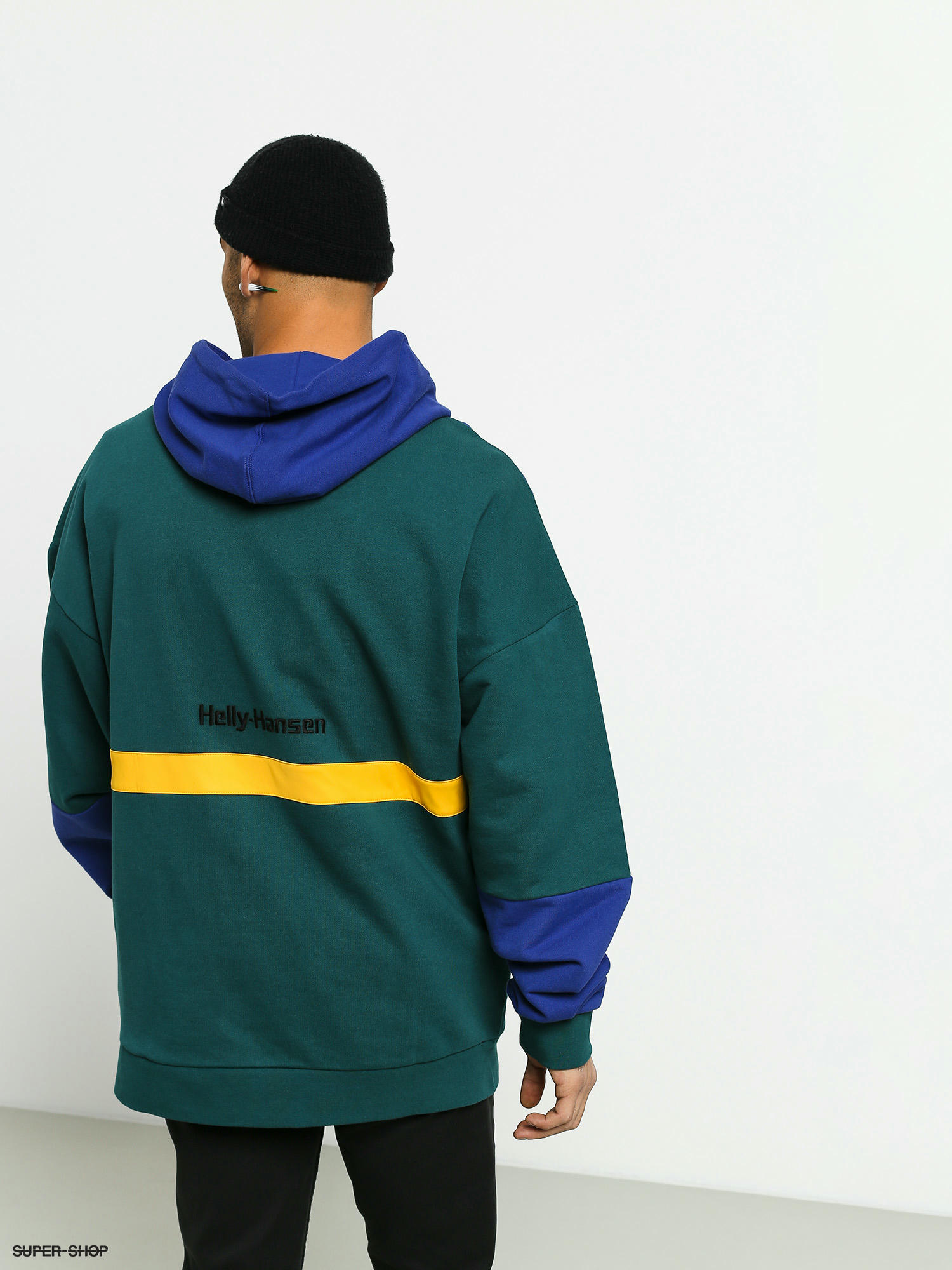 Helly Hansen Heritage Blocked HD Hoodie heritage teal