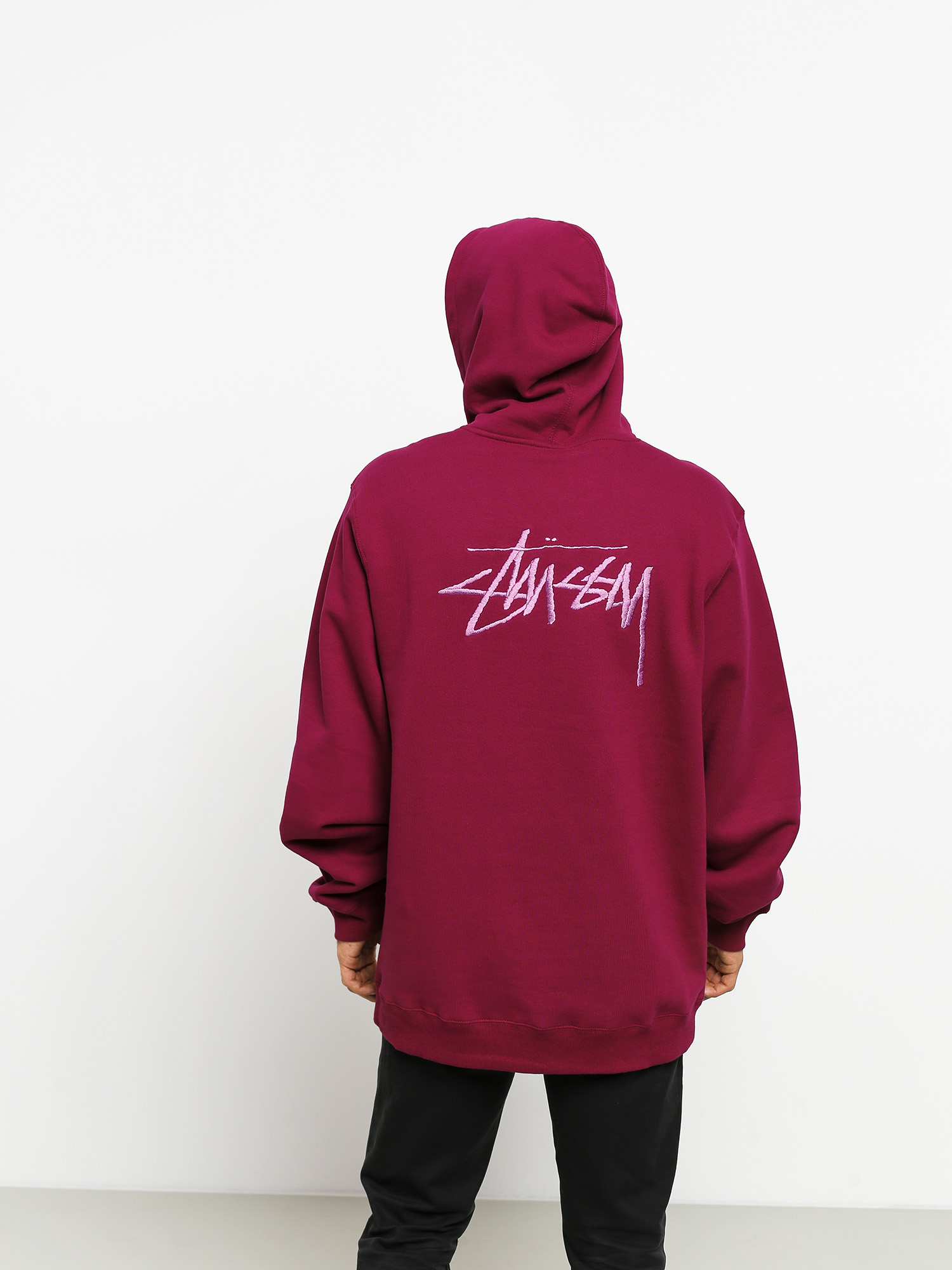Stussy App HD Hoodie (wine)