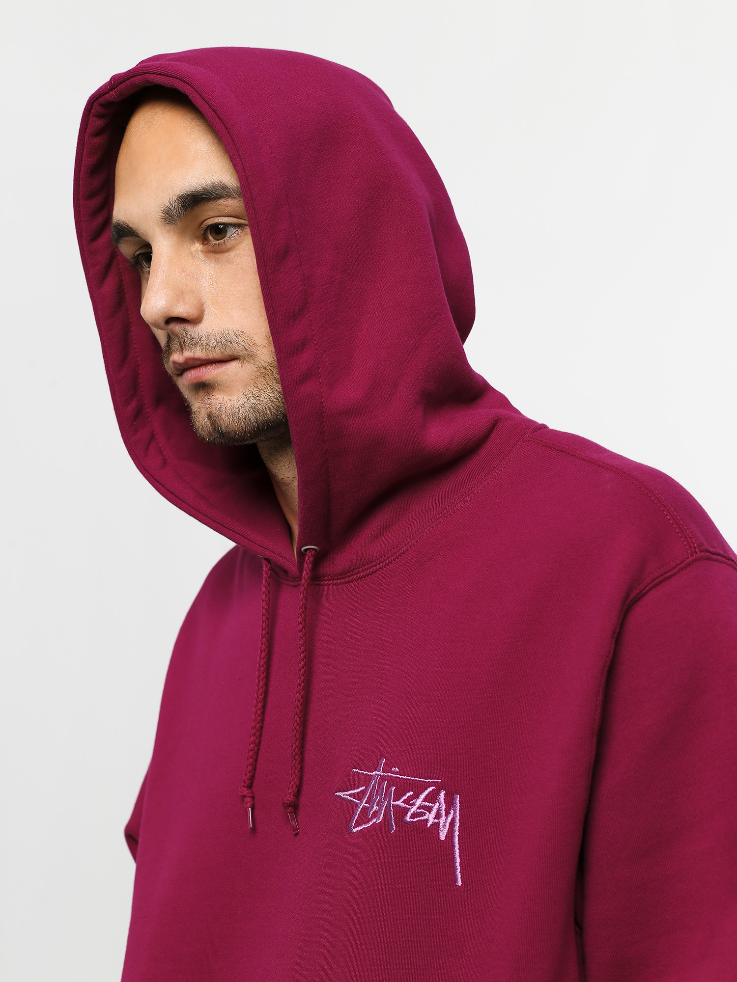 Stussy App HD Hoodie (wine)