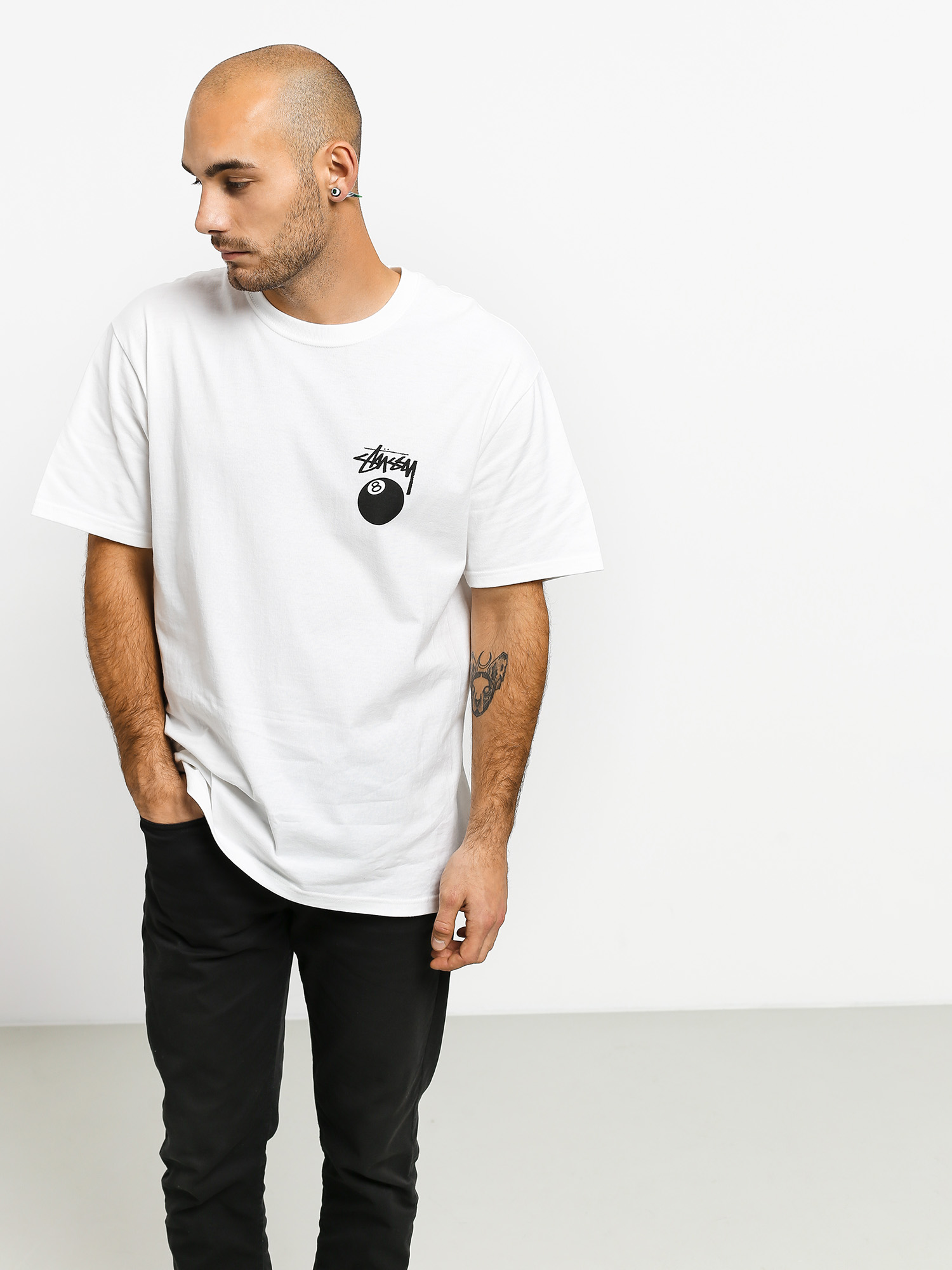 Stussy 8 Ball T-shirt (white)