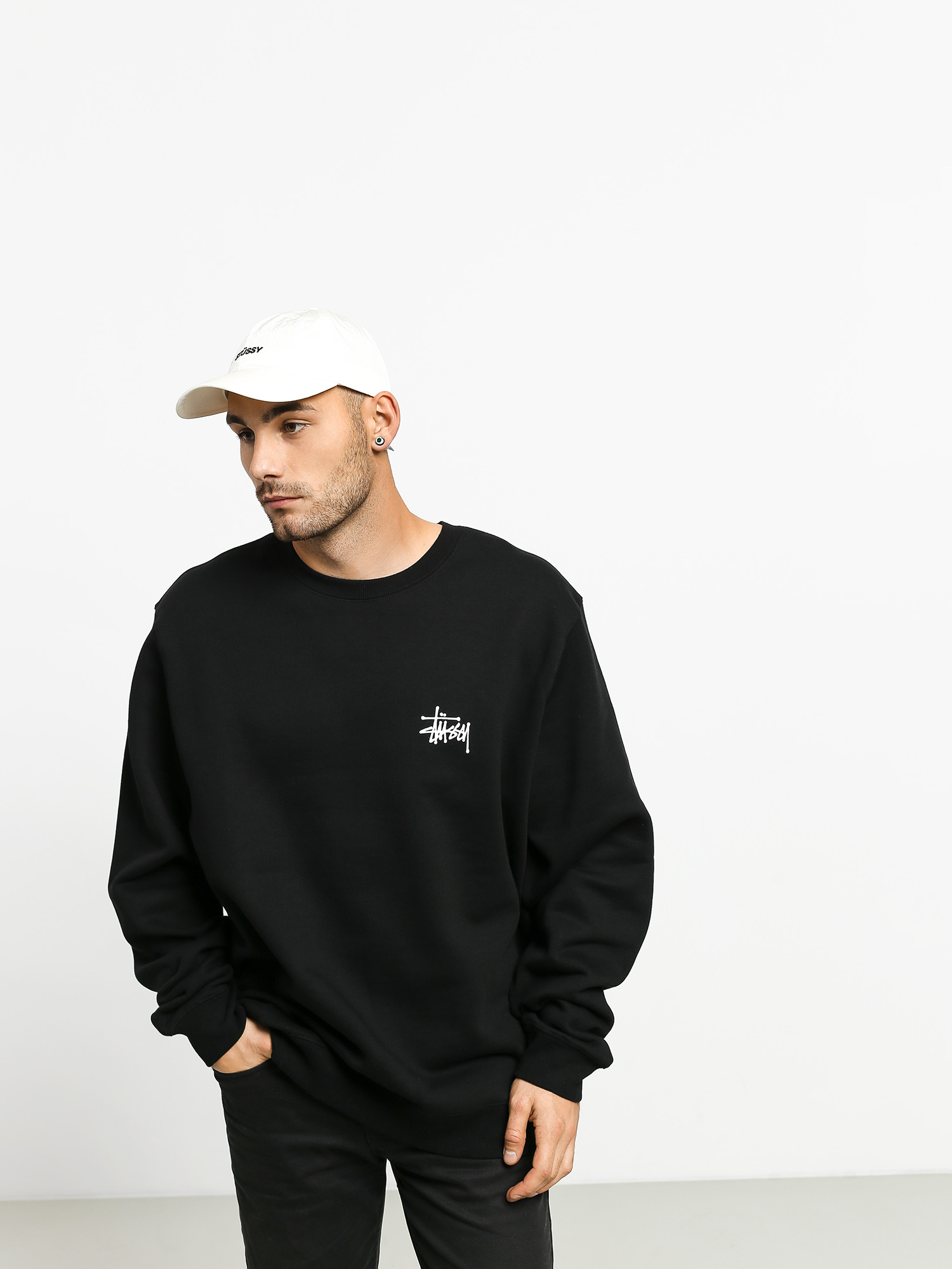 Stussy Basic Sweatshirt (black)