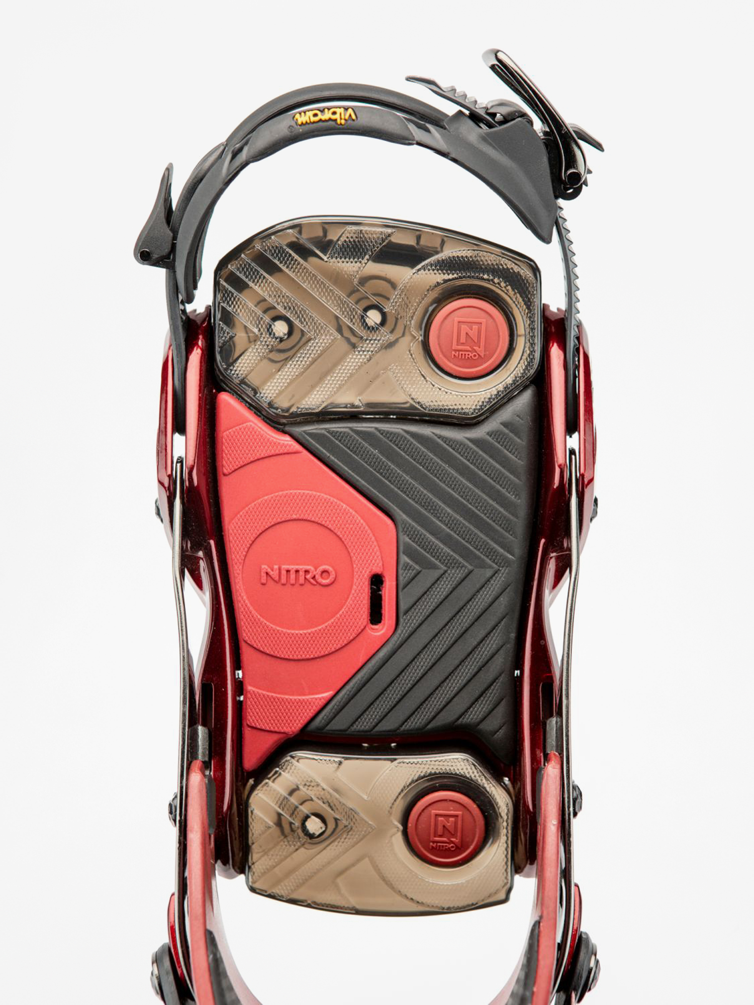 Mens Nitro Phantom Snowboard bindings (candy apple)