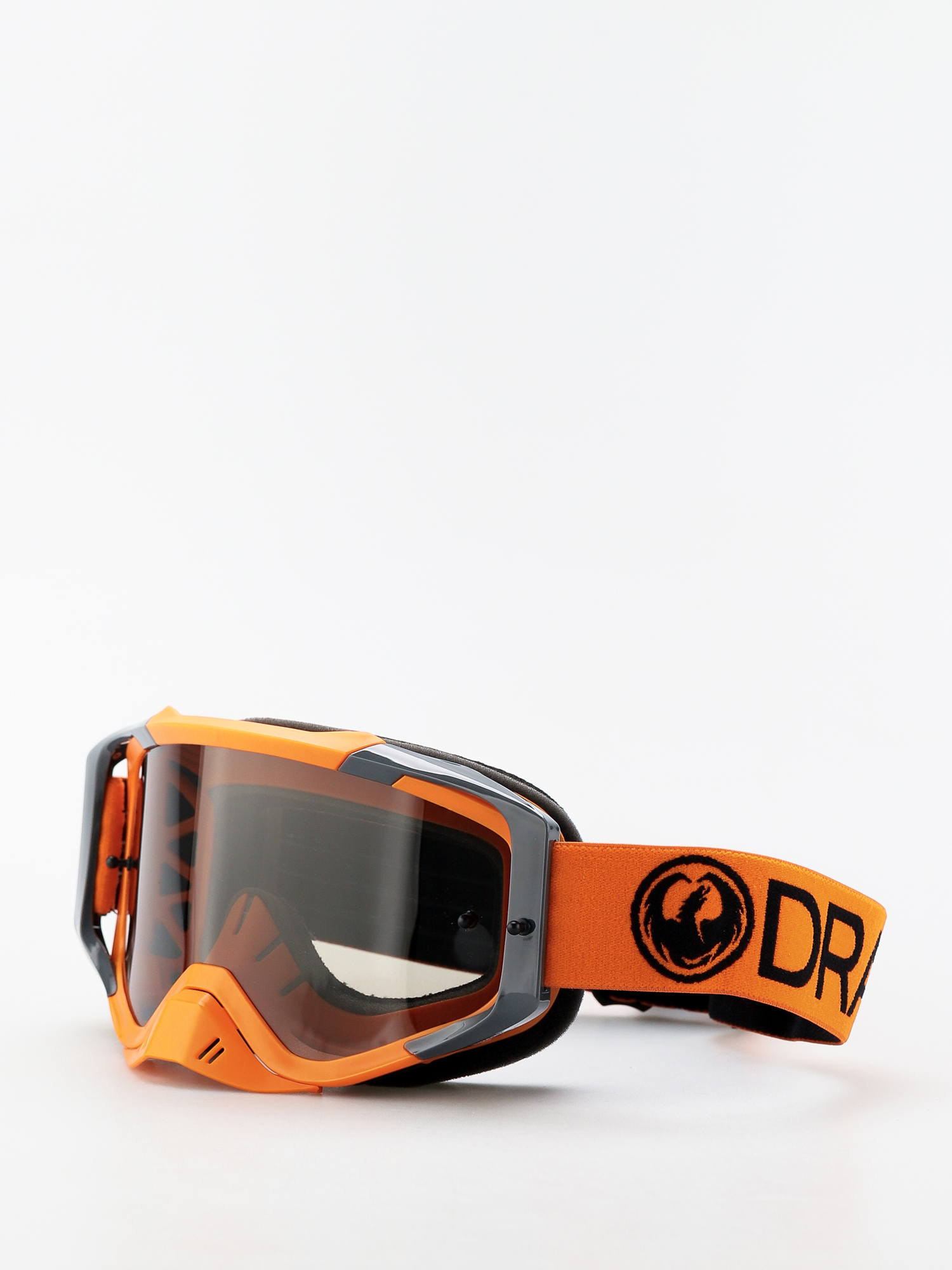 Dragon MXV Cross goggles (max mx orange/smoke clear)