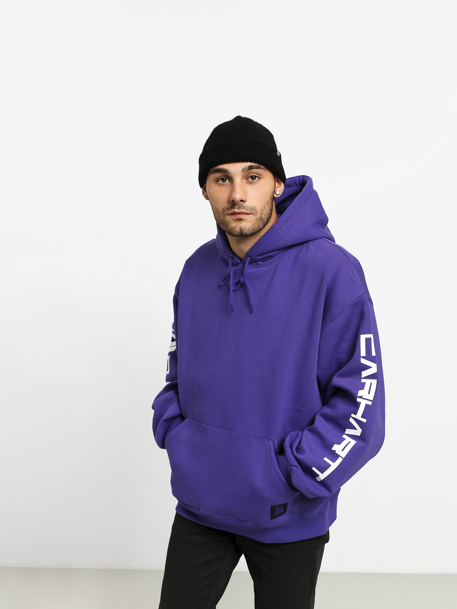 Carhartt WIP Motown HD Hoodie - violet (prism violet/white)