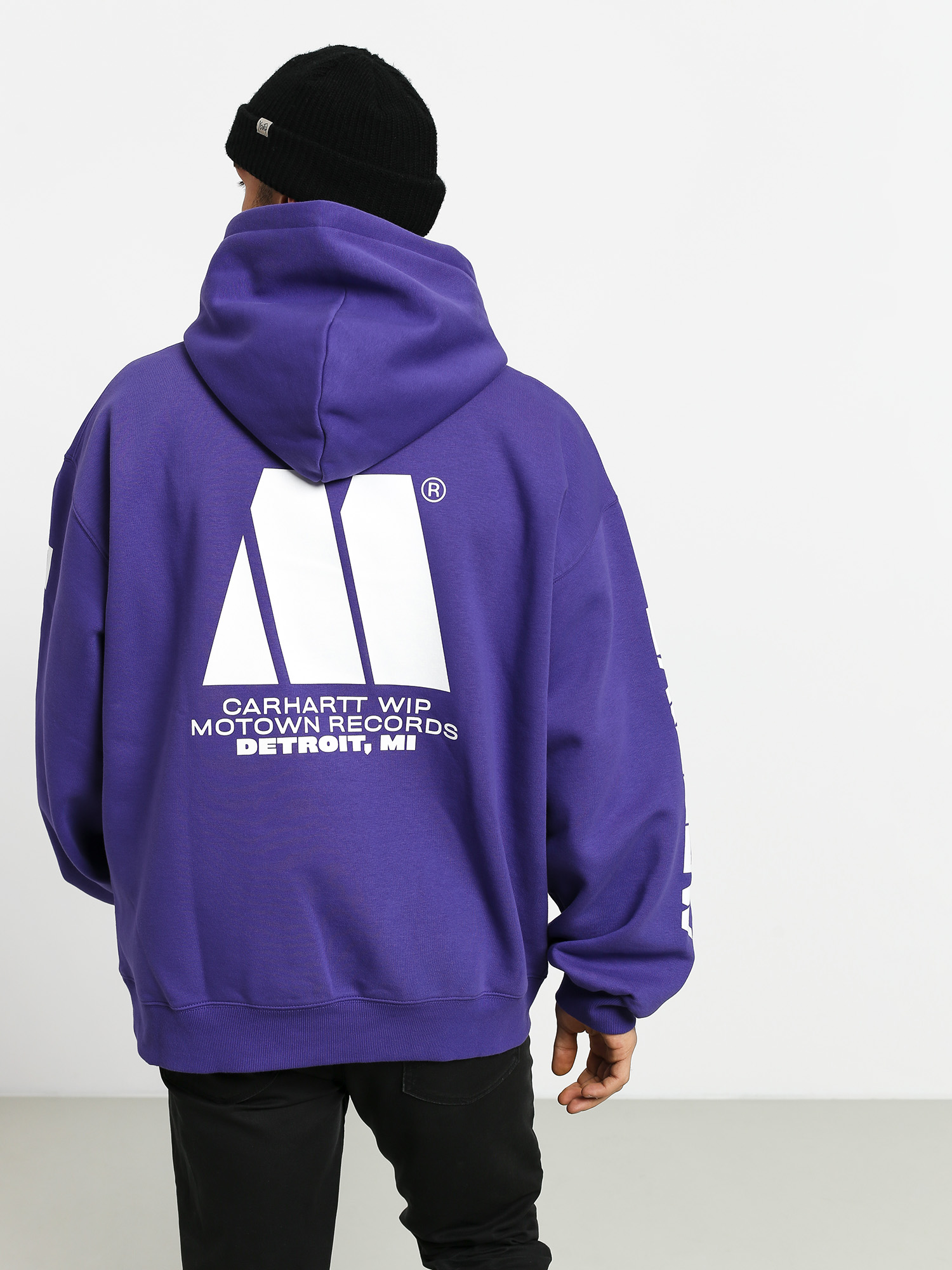 Carhartt WIP Motown HD Hoodie - violet (prism violet/white)