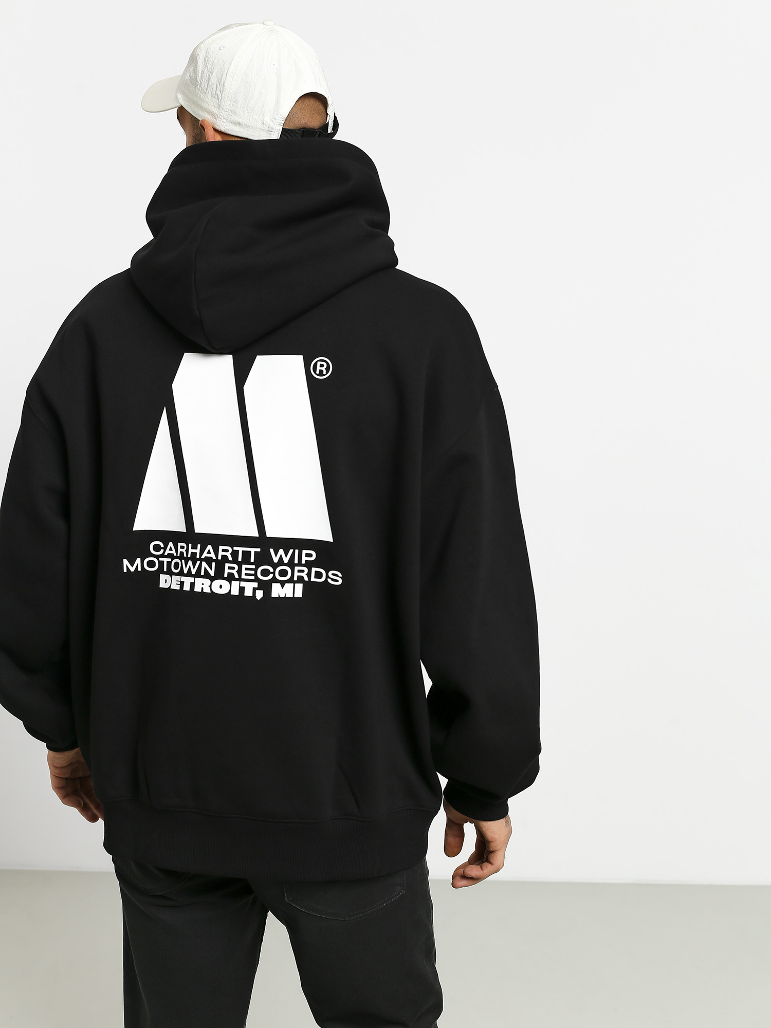 Carhartt WIP Motown HD Hoodie - black (black/white)