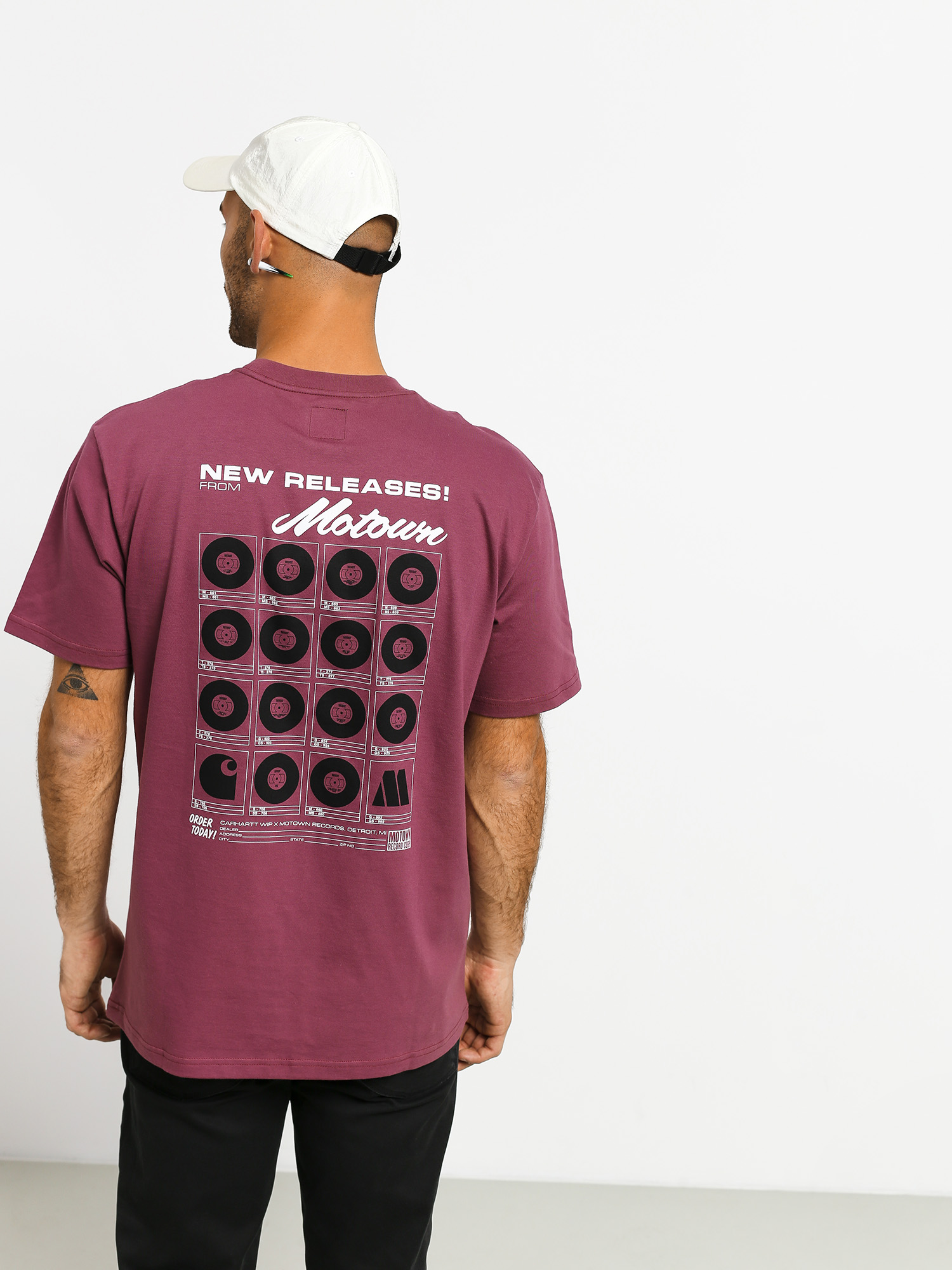 Carhartt WIP Motown Orderform T-shirt (dusty fuchsia)