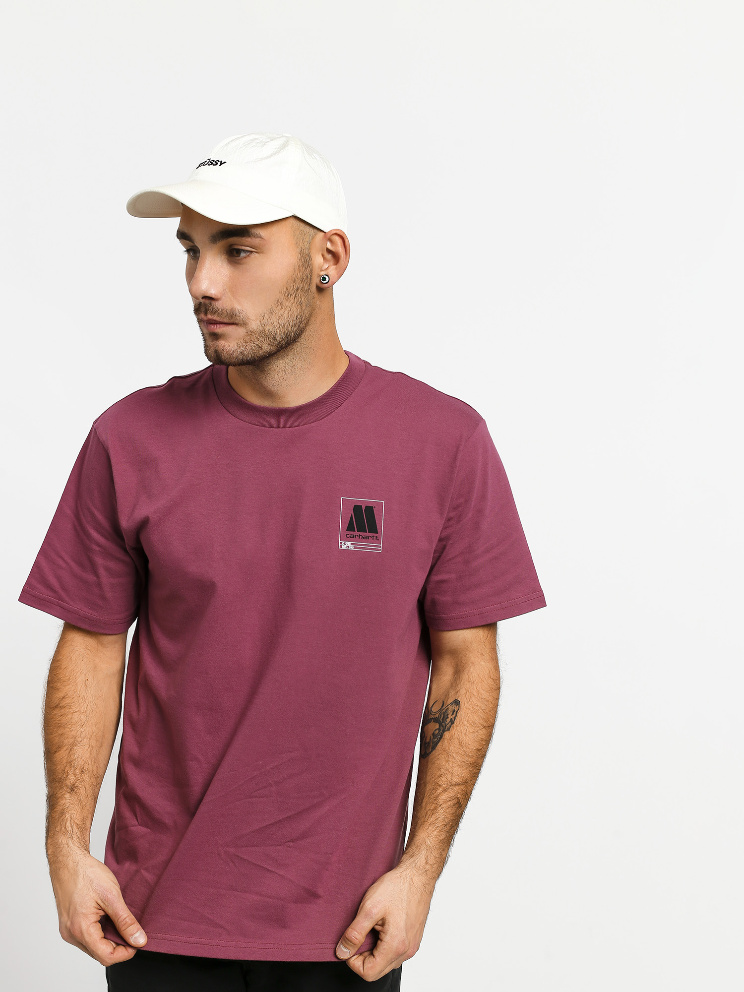 Carhartt WIP Motown Orderform T-shirt (dusty fuchsia)