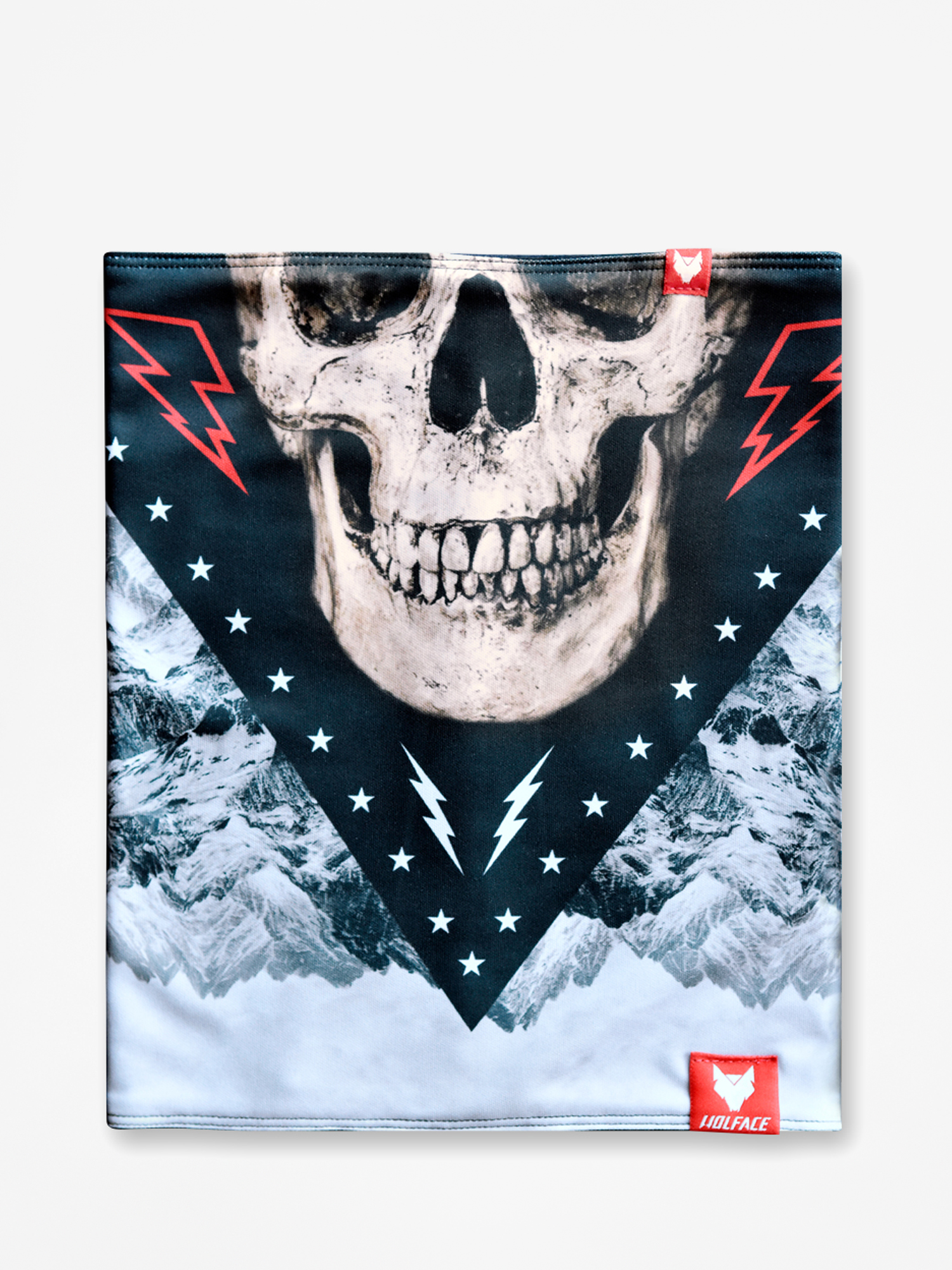 Wolface Skull Flash Bandana 