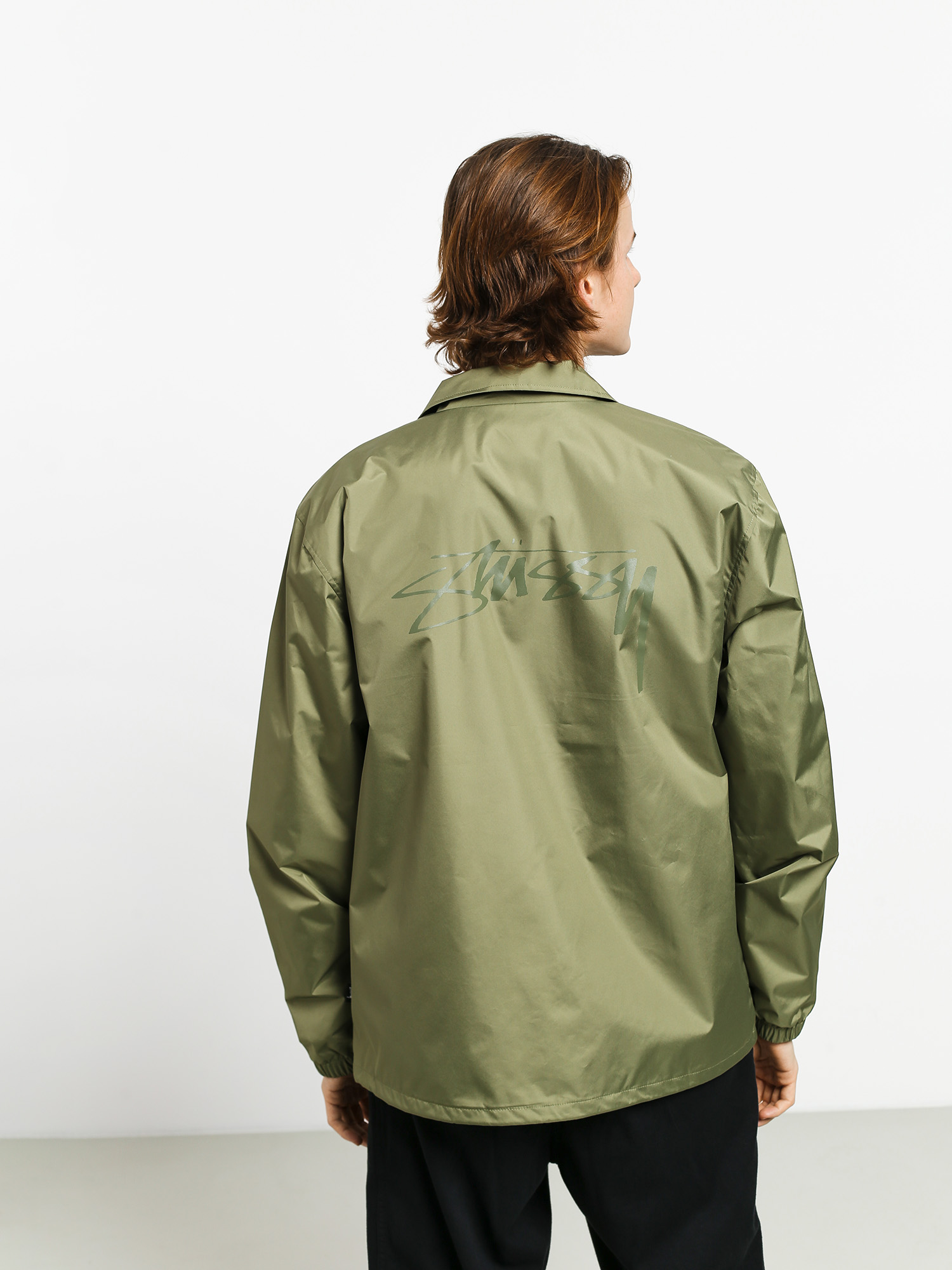 Stussy Cruize Coach Jacket (olive)