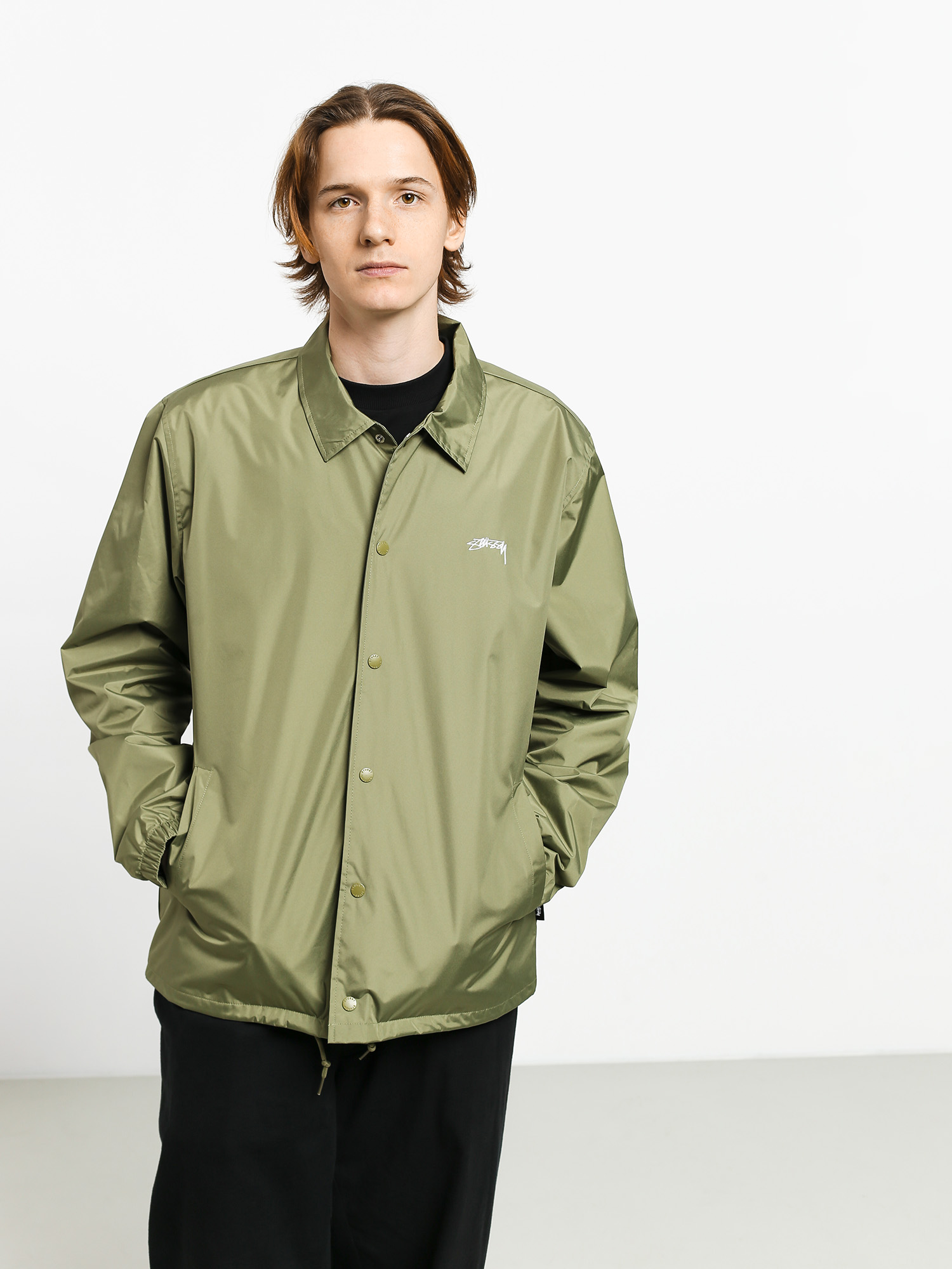 Stussy Cruize Coach Jacket (olive)