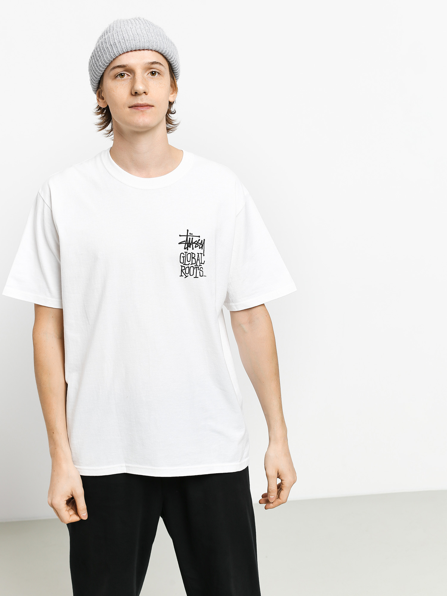 stussy global roots tee